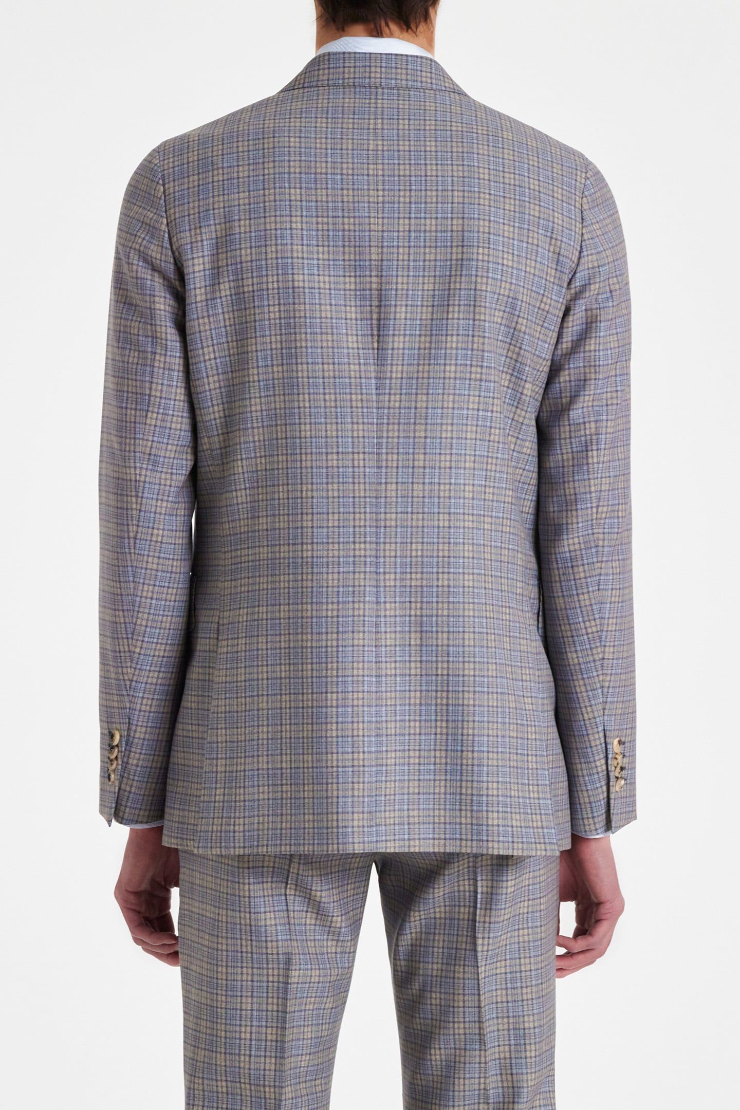 MENS 2 BUTTON JACKET LIGHT BEIGE 2