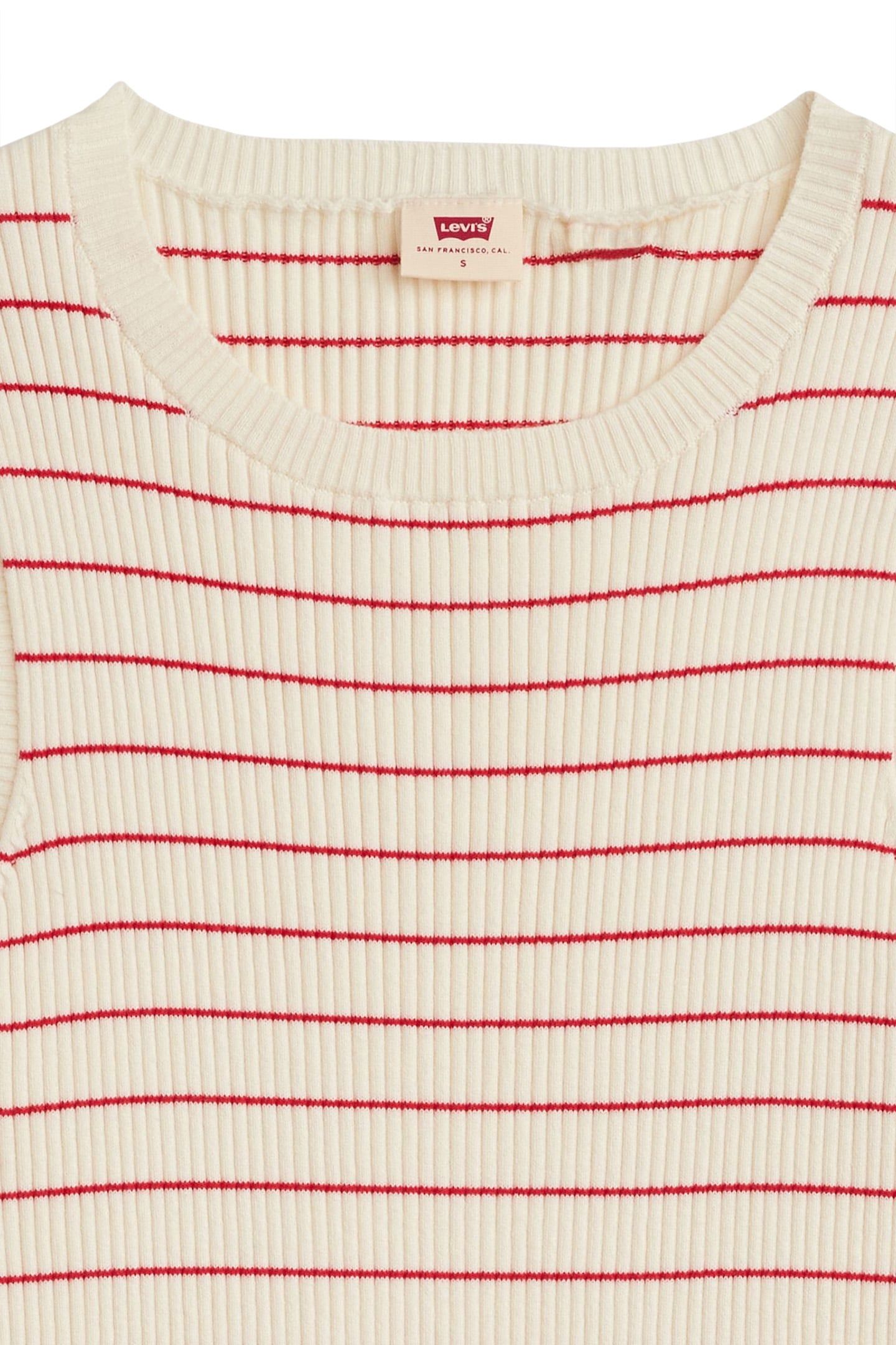 TULIP TANK JULES STRIPE EGRET 6