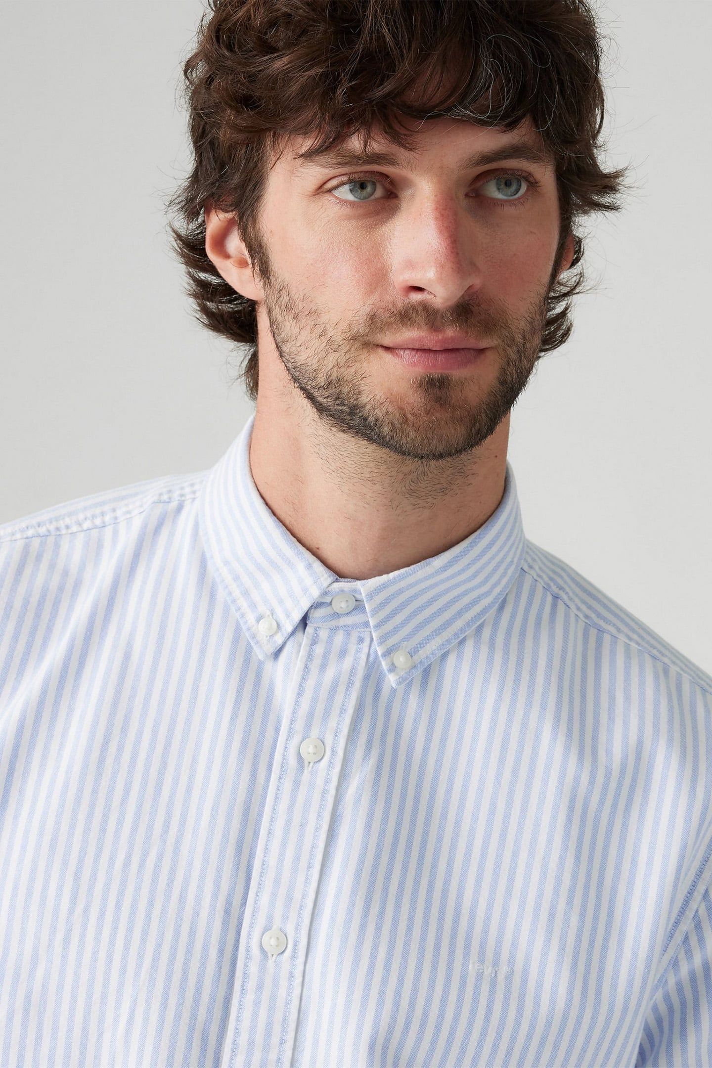 SS AUTHENTIC BUTTON DOWN WAYLON STRIPE DELLA 6