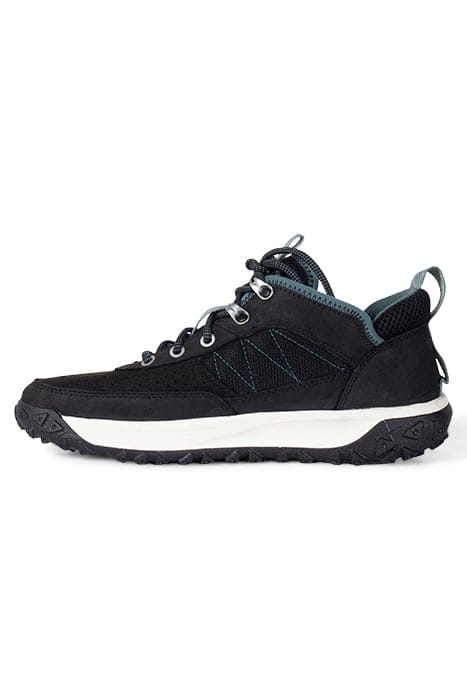 GREENSTRIDE MOTION 6 LOW LACE UP SNEAKER BLACK NUBUCK WITH W 3