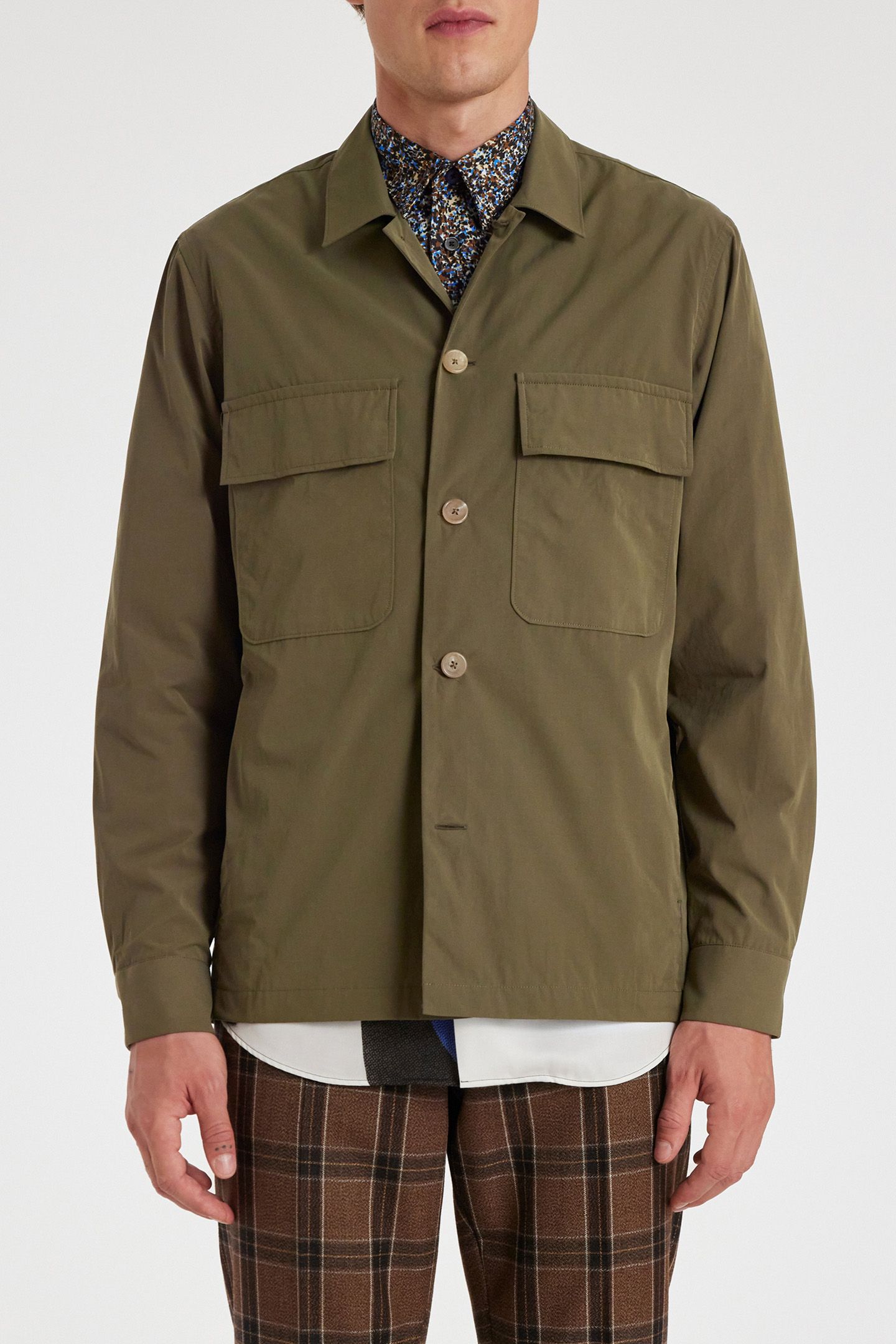CASUAL FIT SHIRT MILITARY GREEN 1