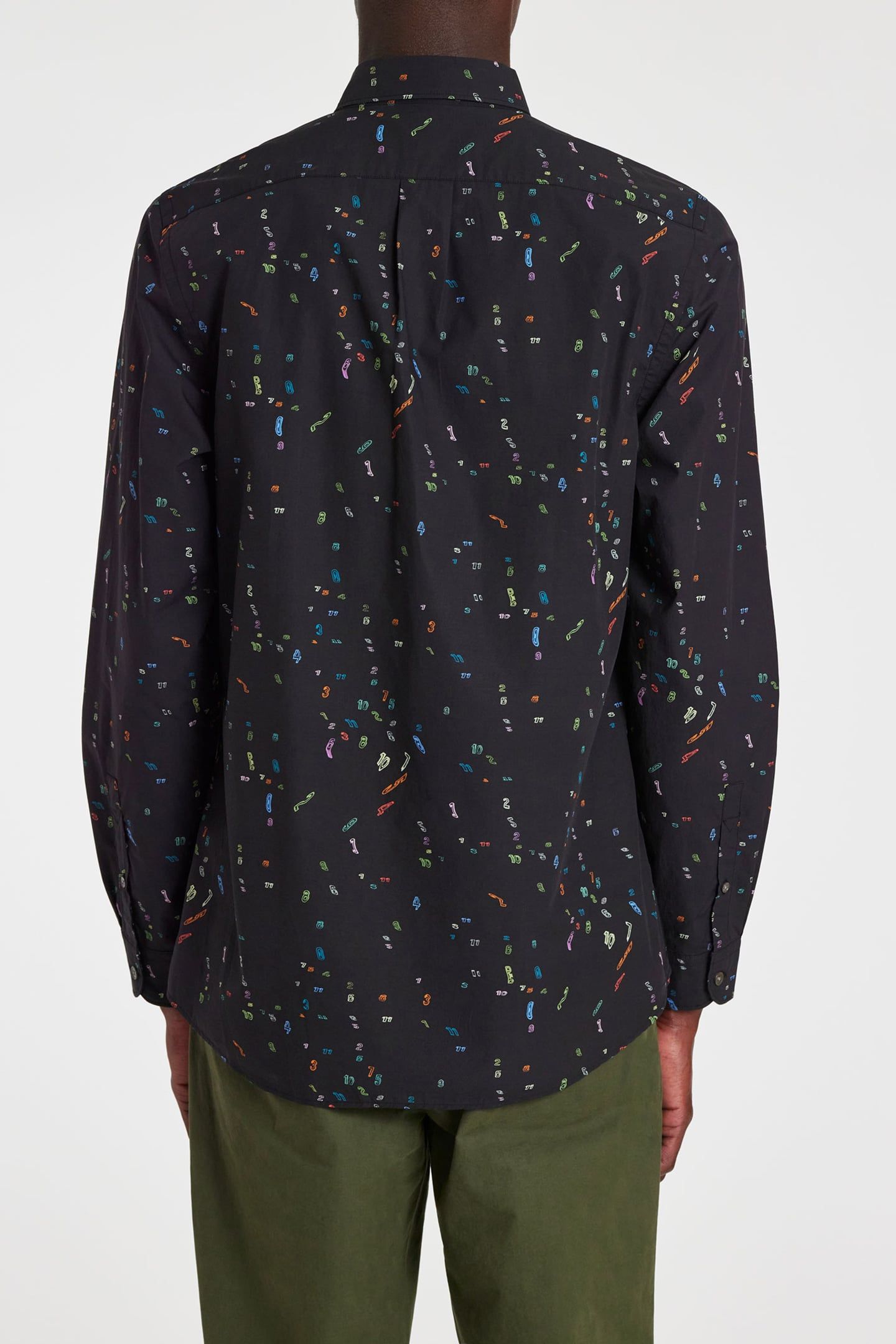 LS REGULAR FIT SHIRT BLACK 2