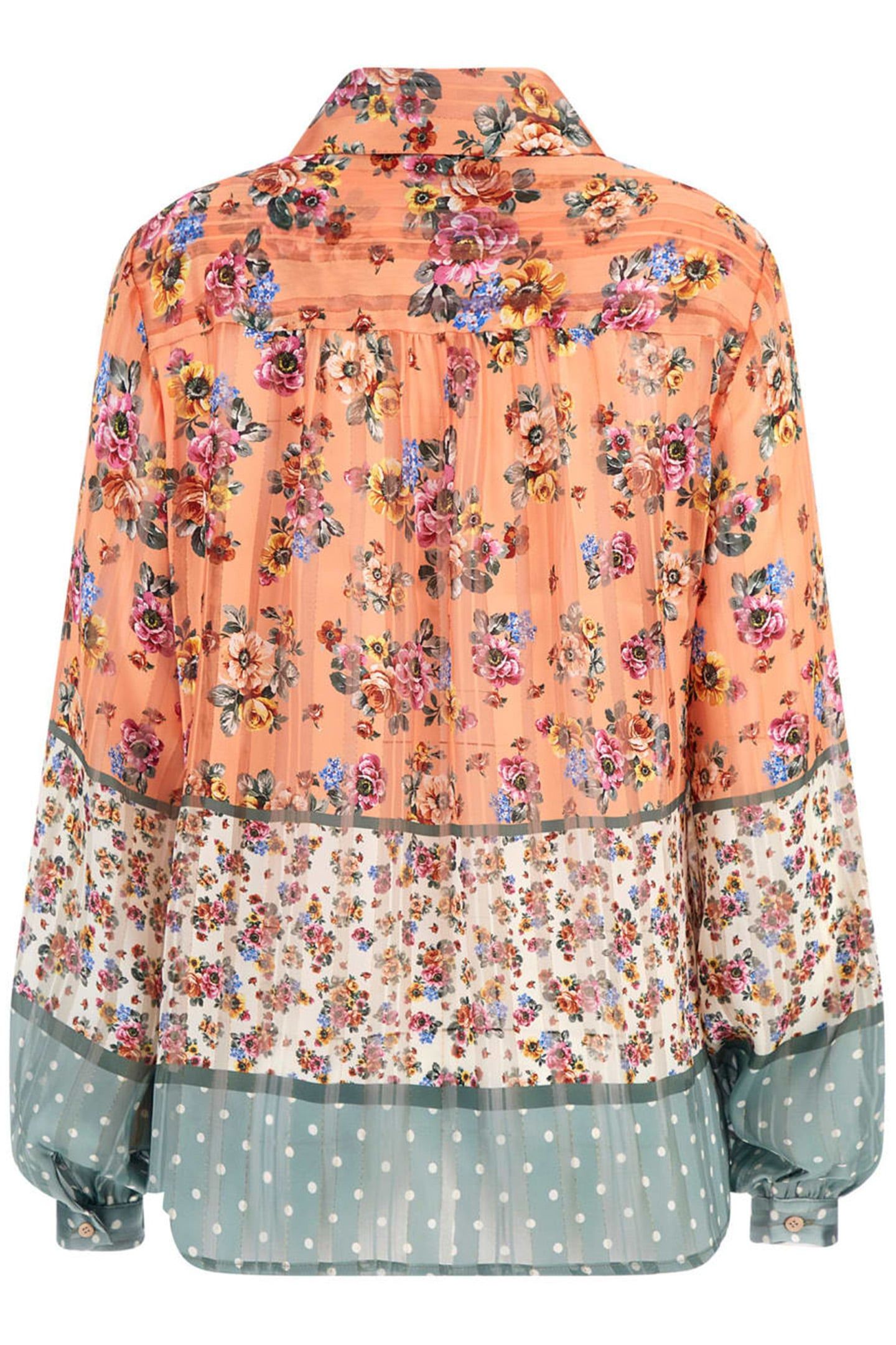 GUESS ECO LS DANIELLE SHIRT LITTLE FLORA GARDEN 5