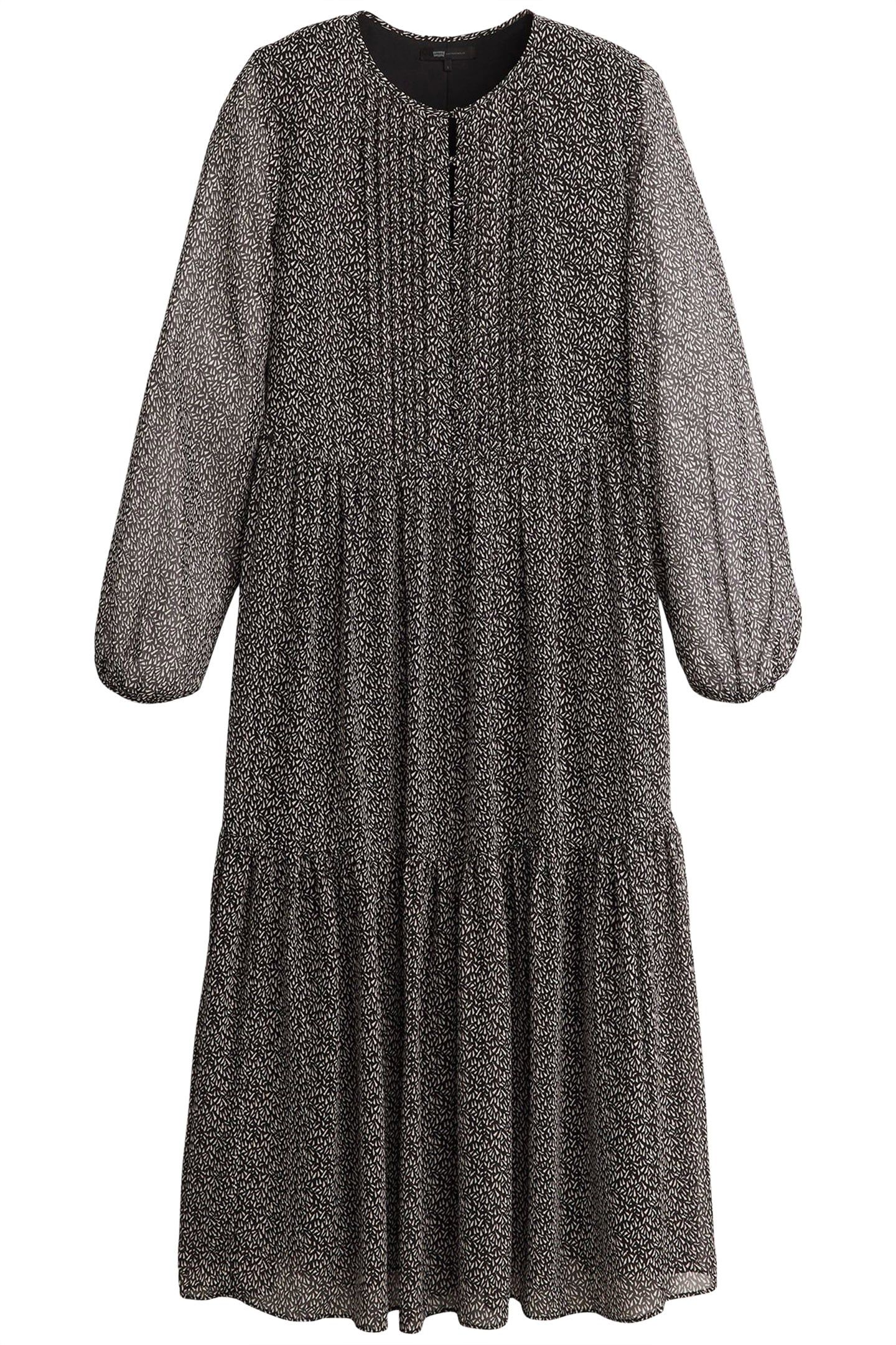 CIELO GEORGETTE DRESS LINO GEO CAVIAR 3