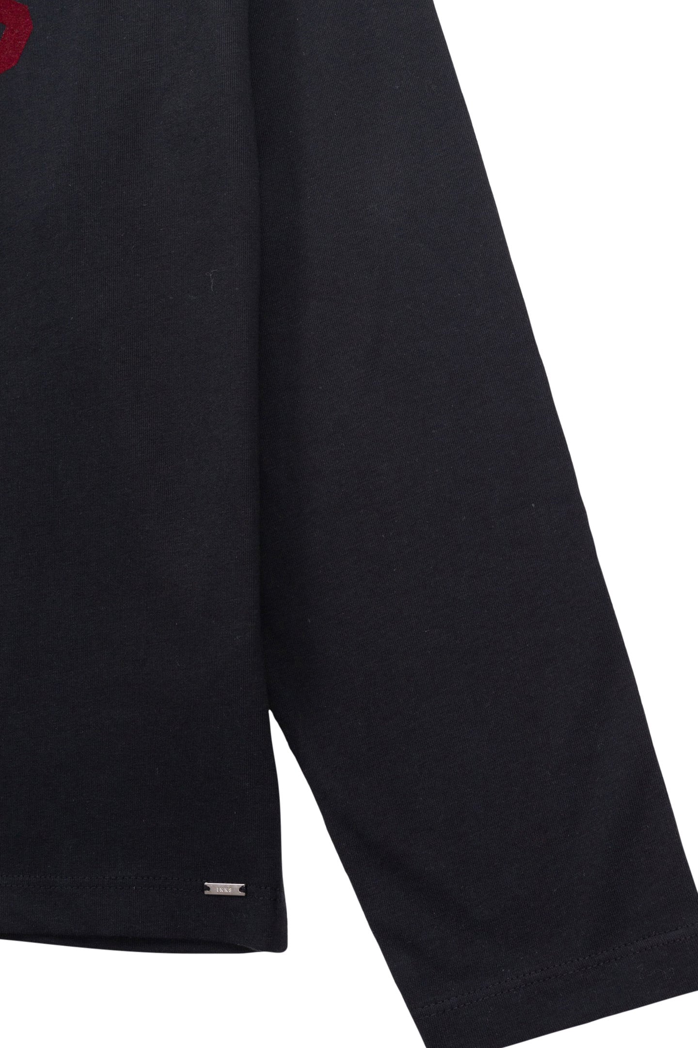 BLACK T-SHIRT WITH VELOUR FLOCKED MESSAGE FOR GIRL 4