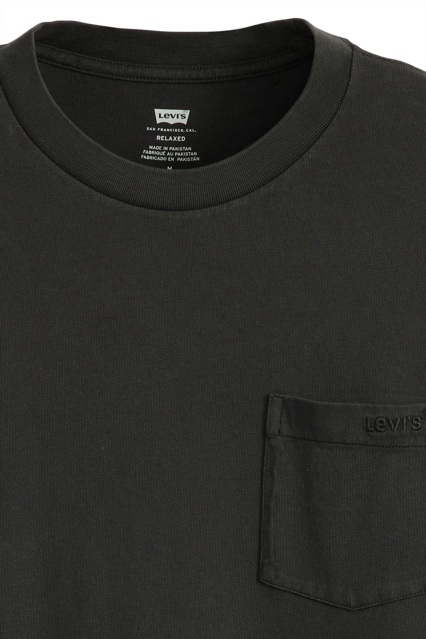 LS AUTHENTIC PKT TEE MINERAL BLACK 6