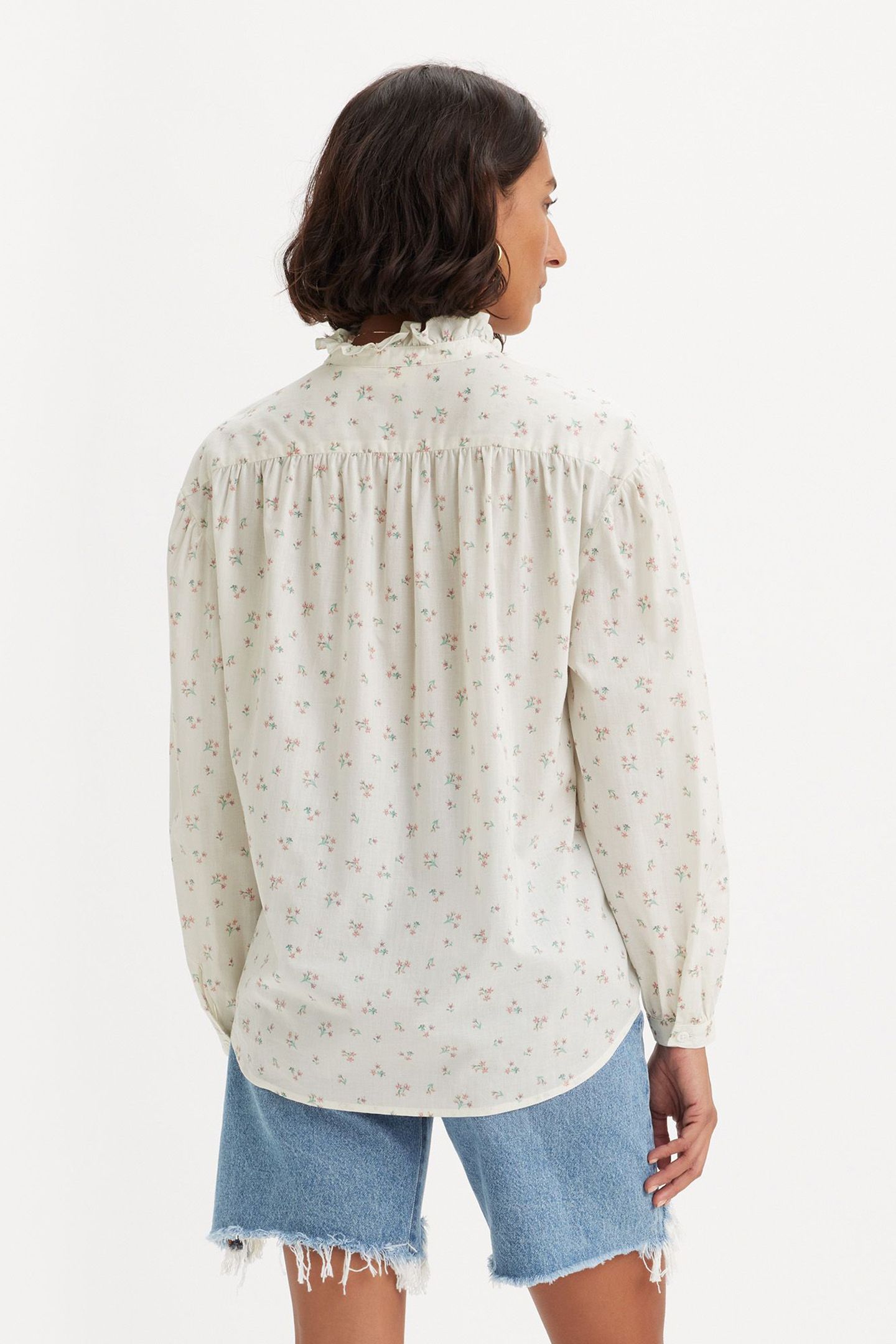 KARLY BLOUSE LYKKE FLORAL SUNNY CREAM 2