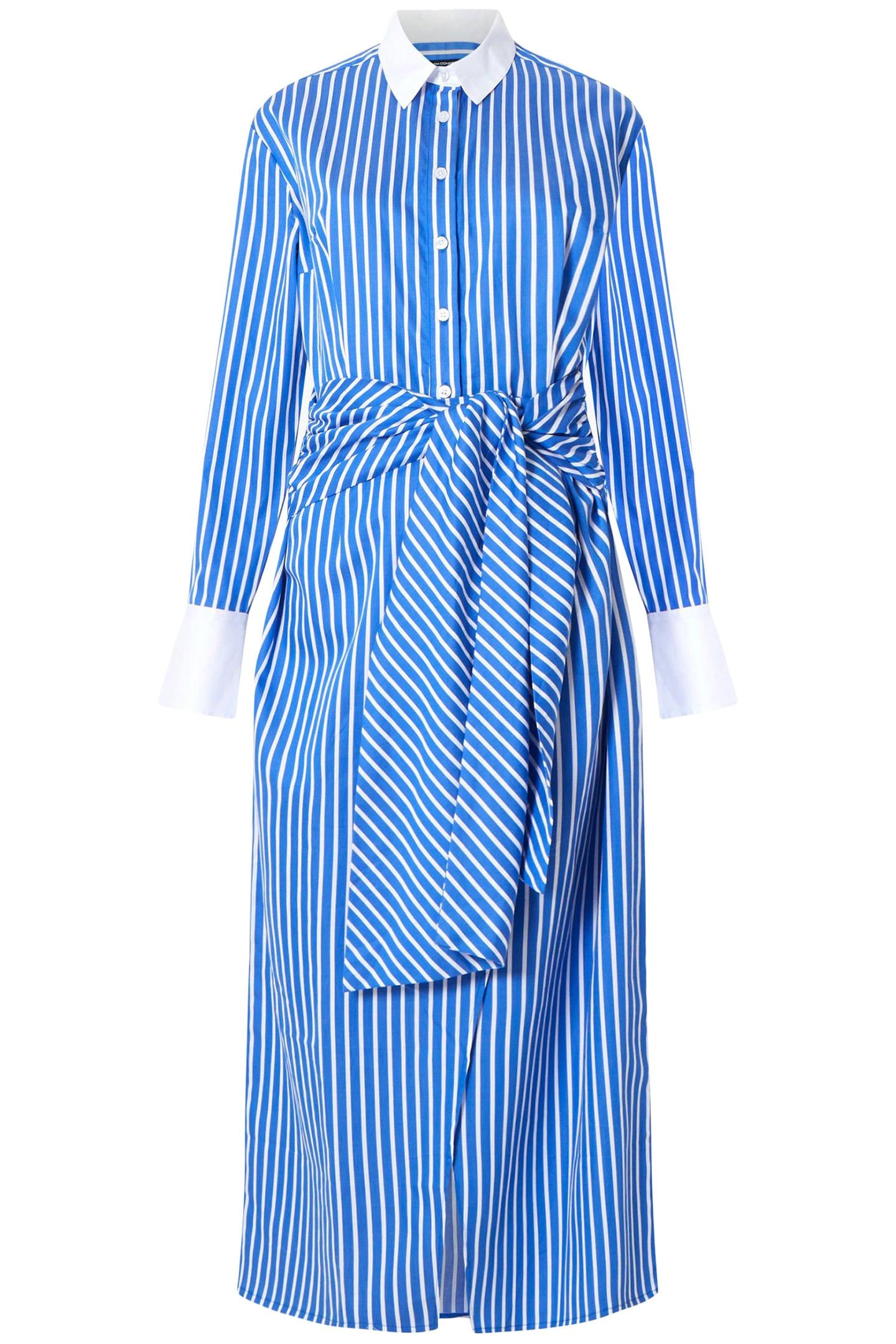 ALEXIS DRESS WHITE/BLUE 3