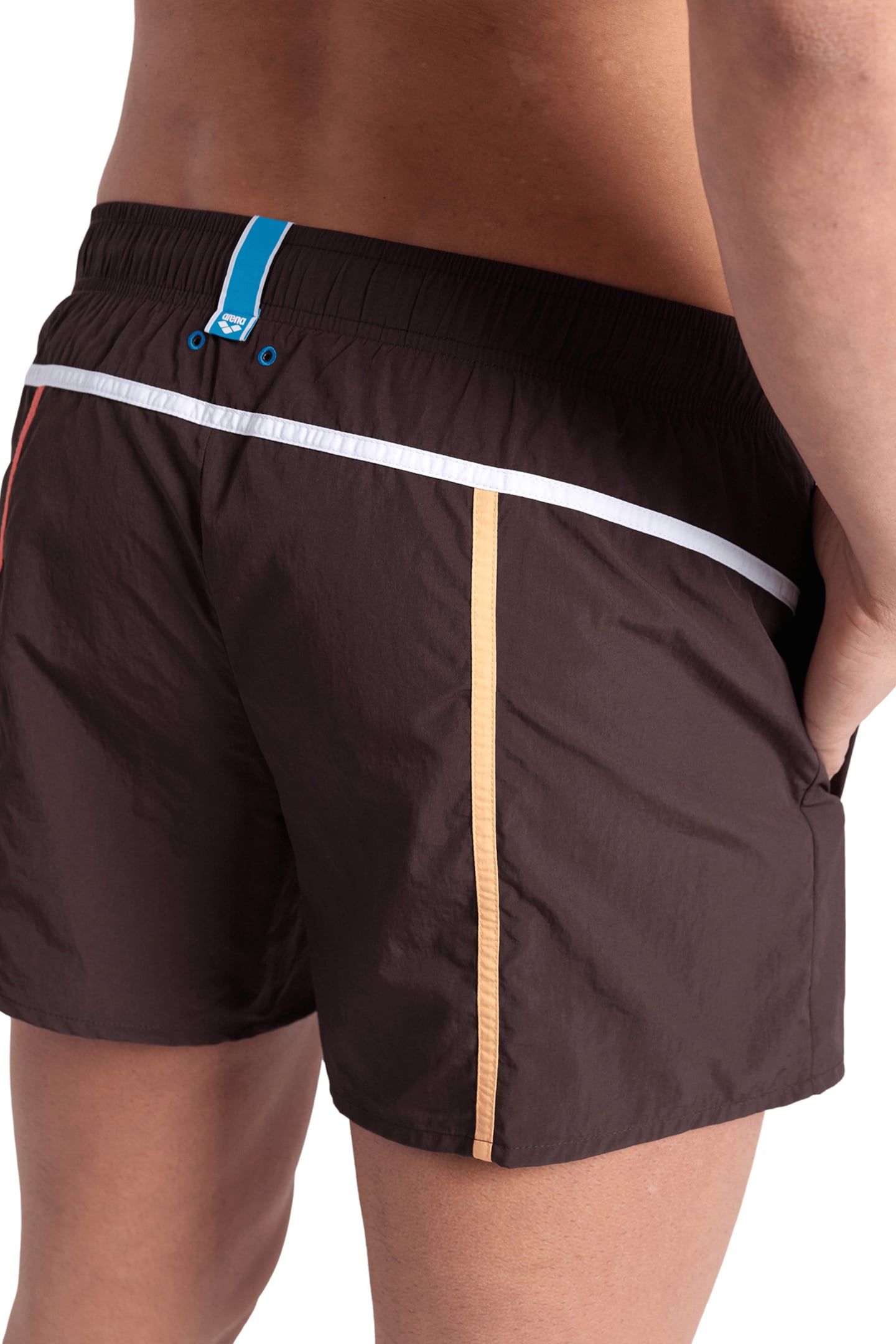 MEN'S ARENA PRO-FILE BEACH X-SHORT SEPIA-WHITE-SALMON PINK-C 5