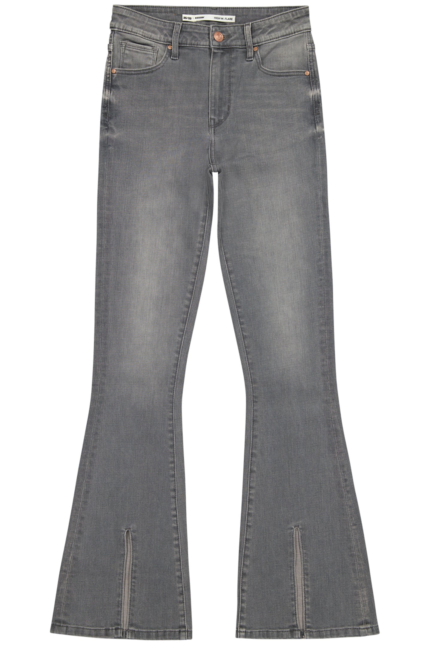 SUNRISE SPLIT JEANS MID GREY STONE 4