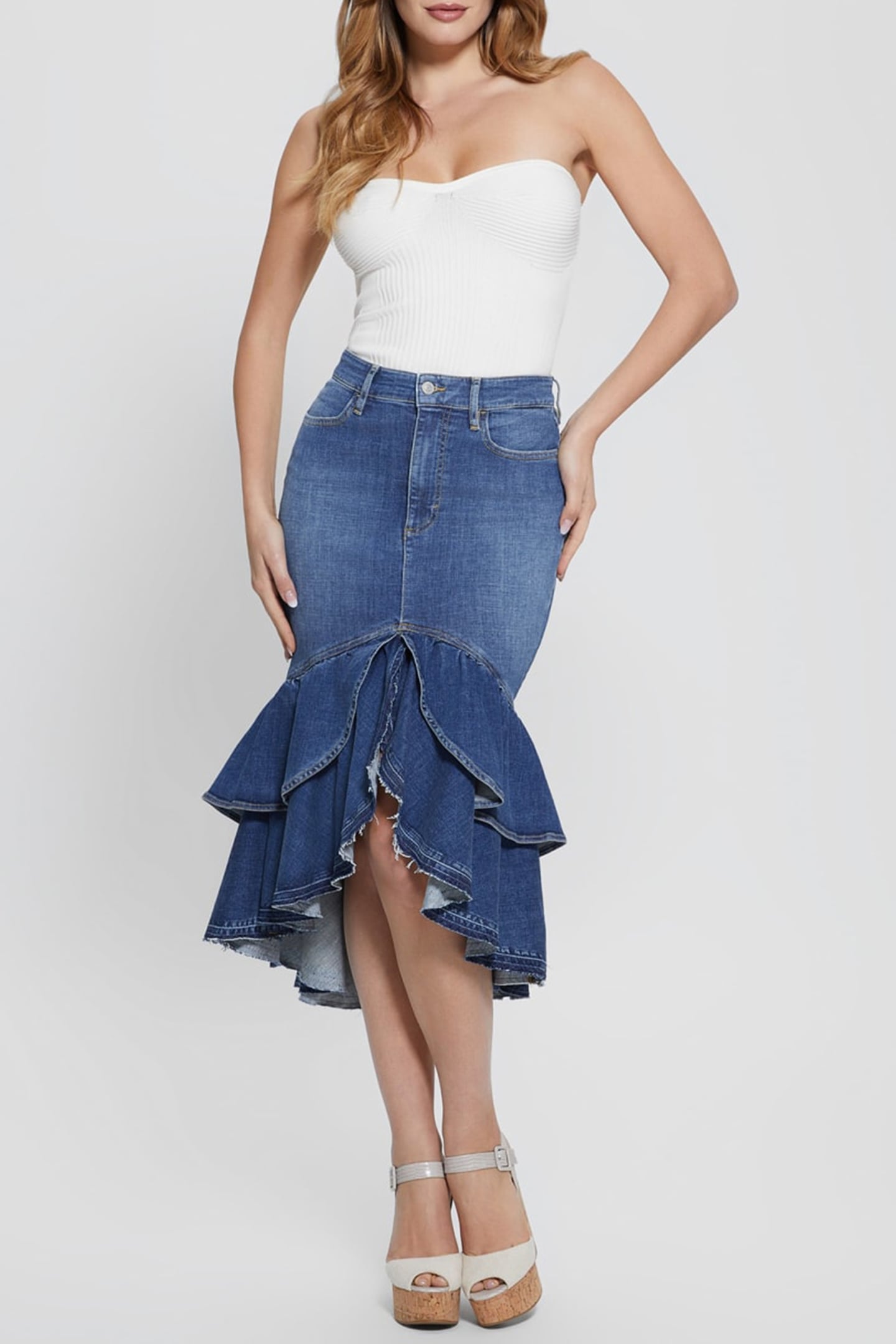 GUESS ECO MARINA SKIRT LADY CONCH 3