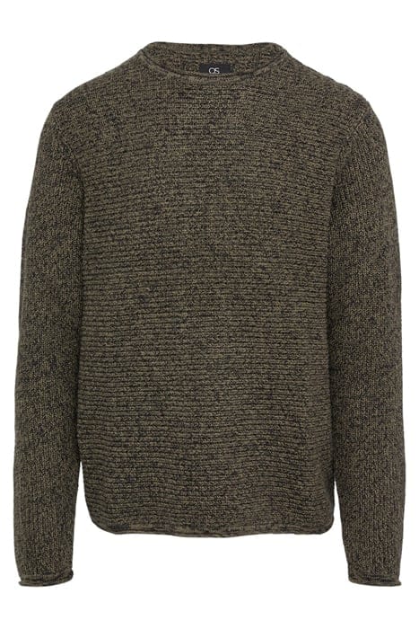 S.OLIVER-QS PULLOVER DARK GREEN 3