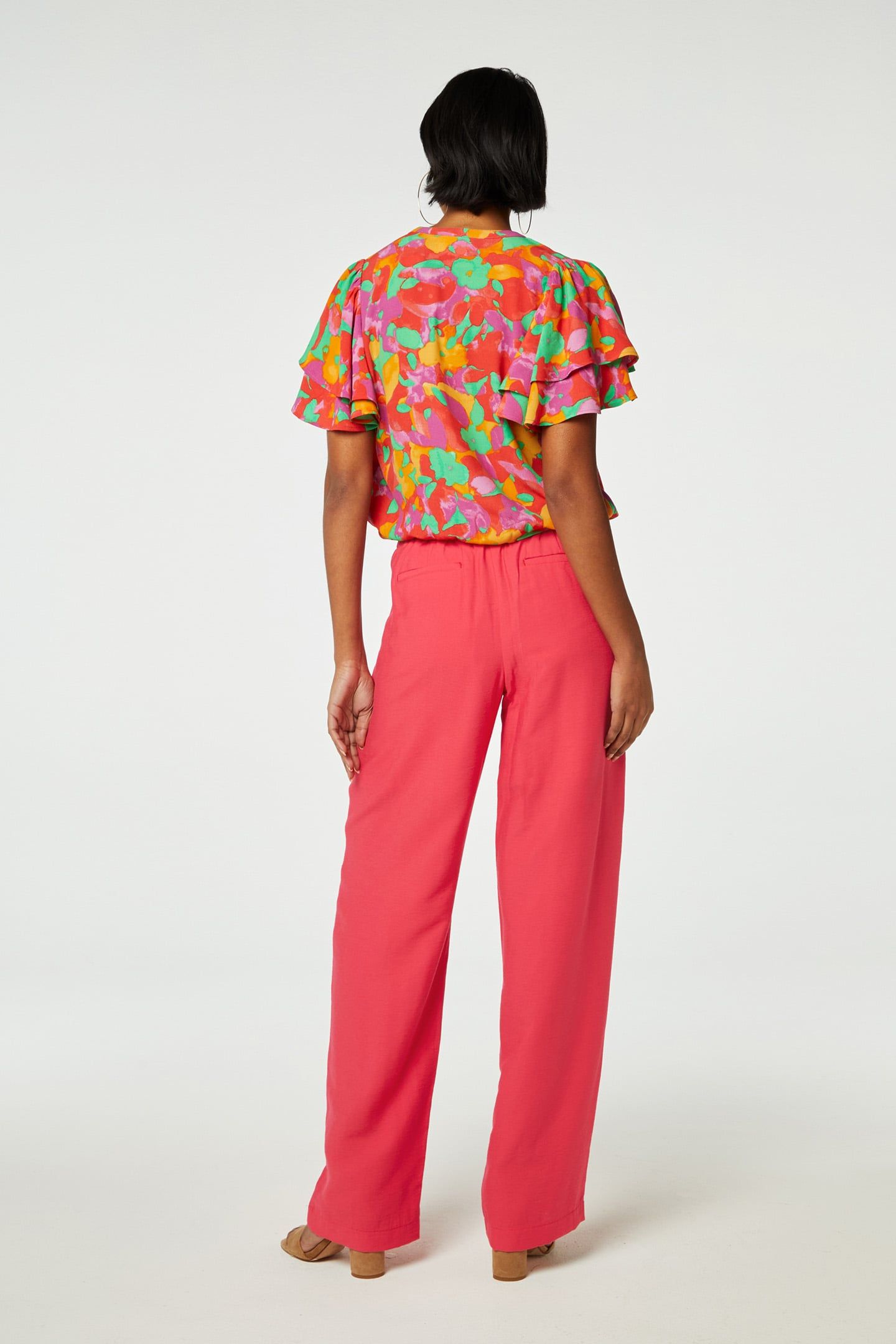 NEALE TROUSERS TOMATO 2