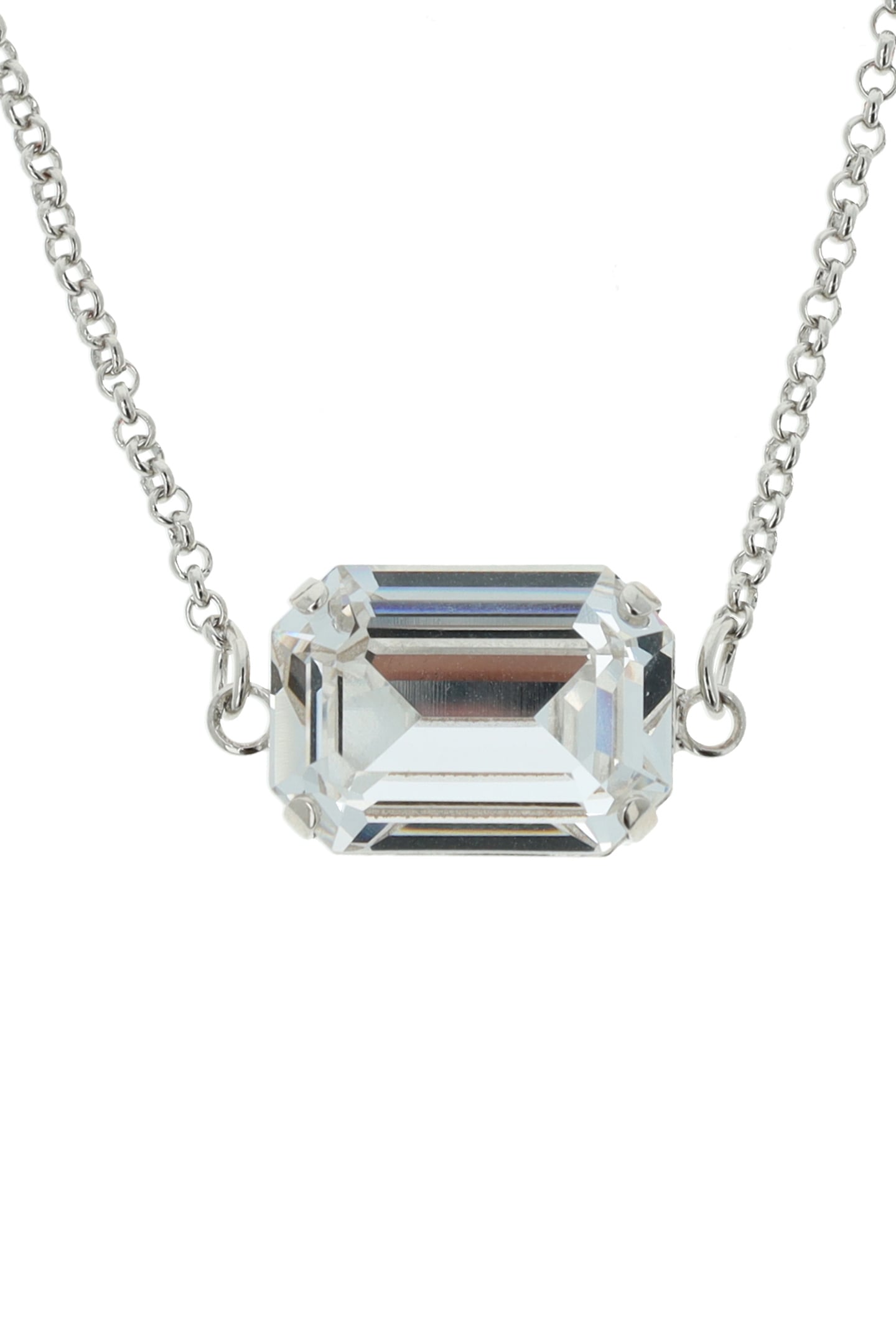 LADY DI BRACELET RHODIUM CRYSTAL 3