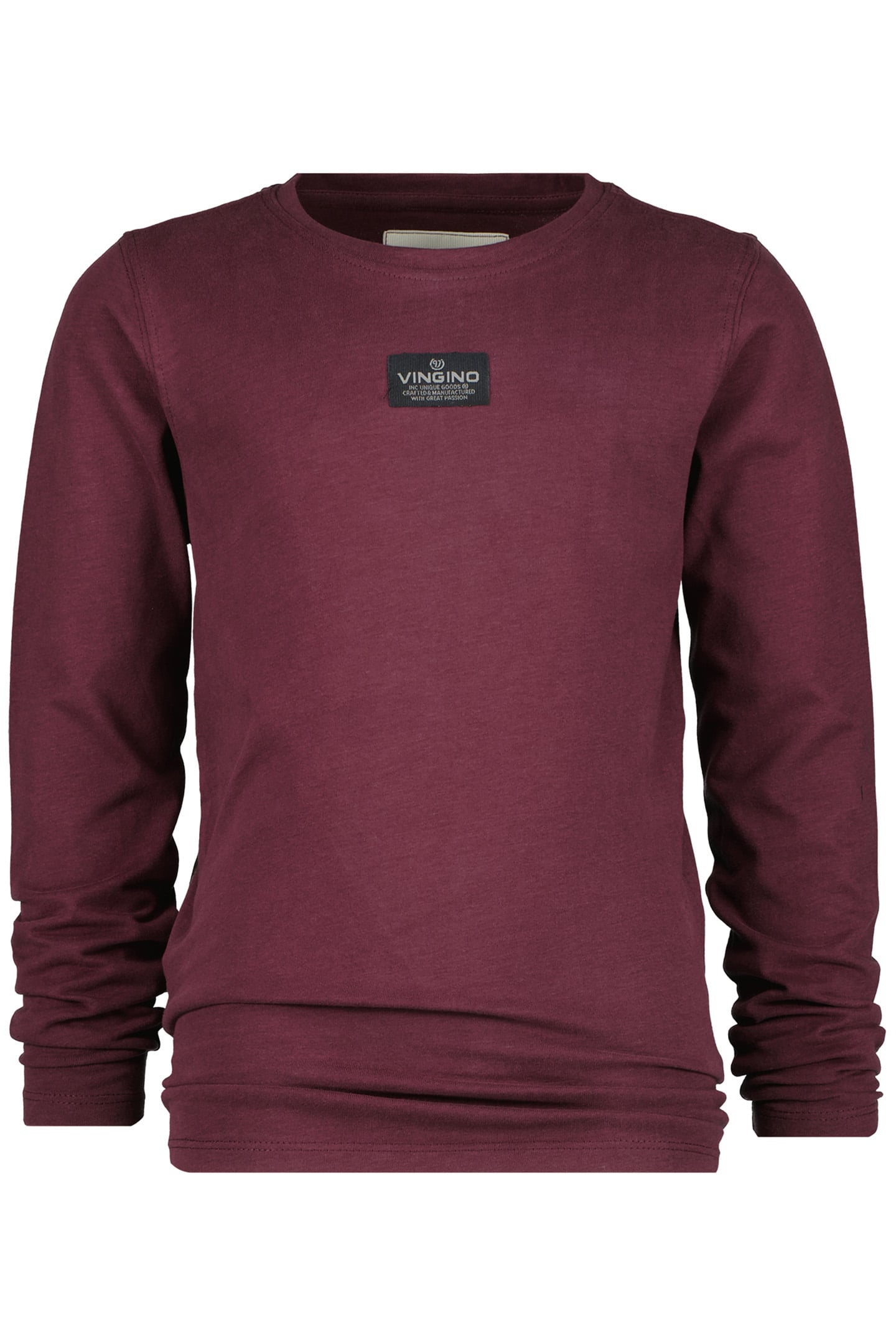 BOY'S JINGLE T-SHIRT GRAPE RED 1