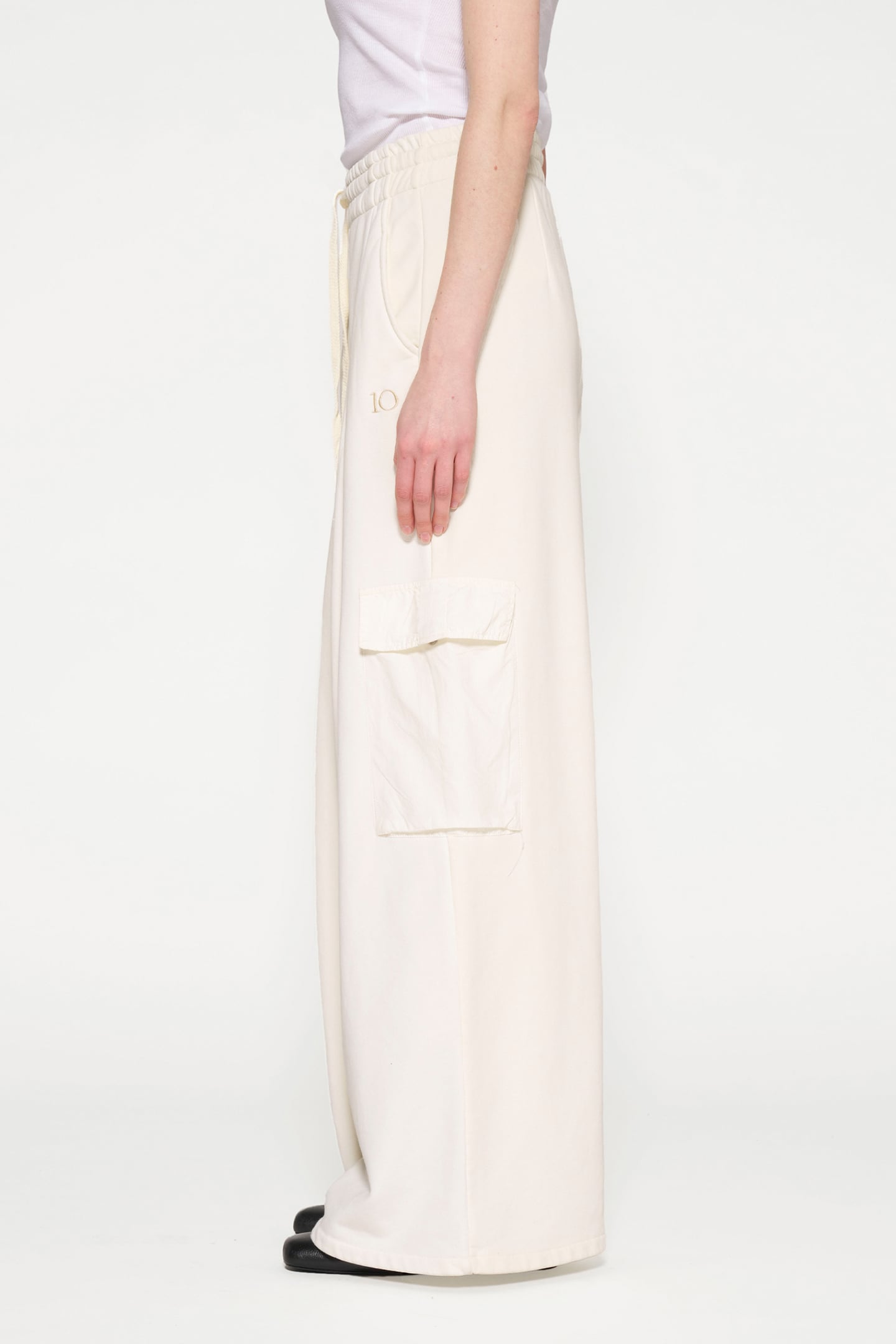 WIDE LEG CARGO PANTS LIGHT NATURAL 7