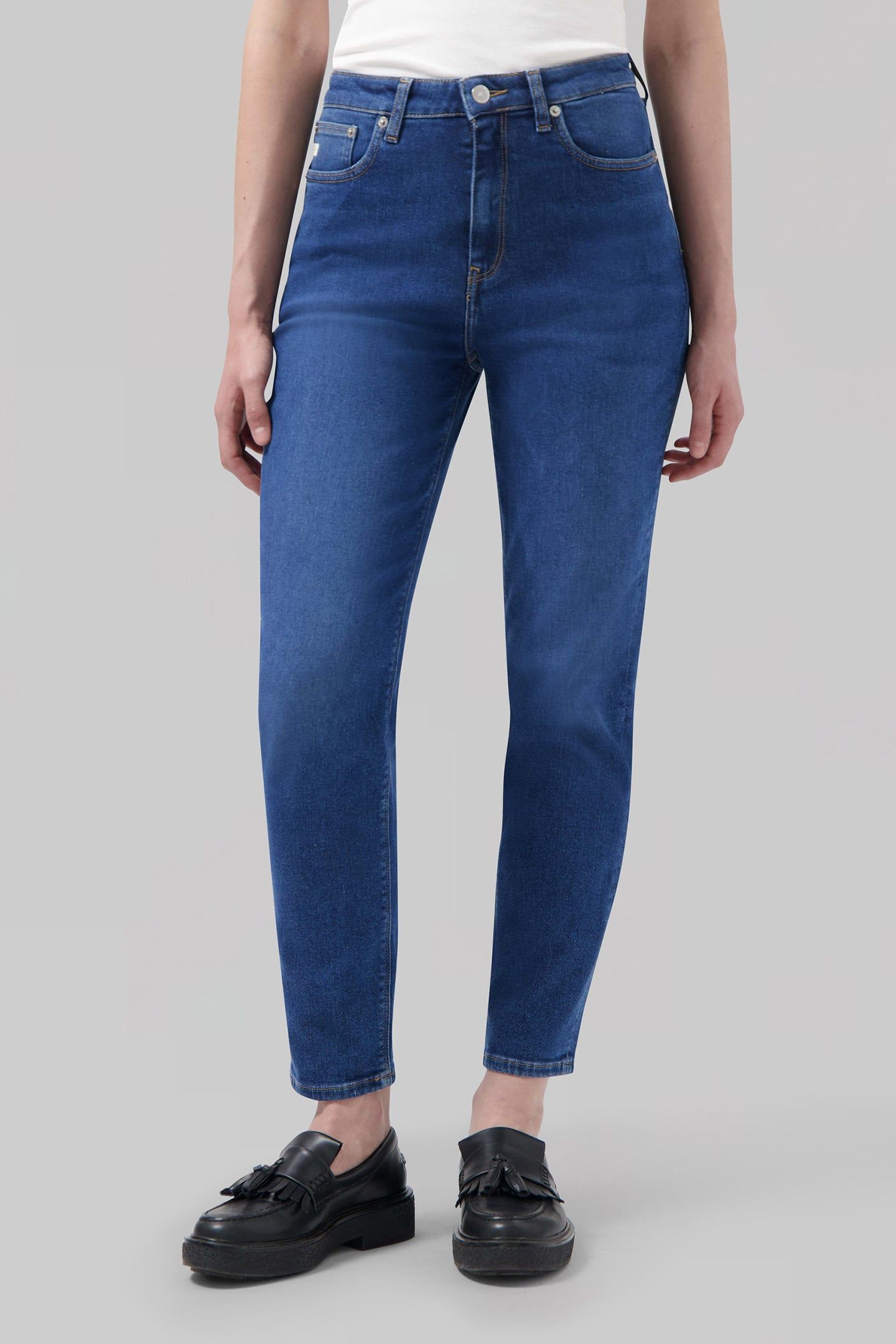 MAMS STRETCH TAPERED - STONE INDIGO STONE INDIGO 1