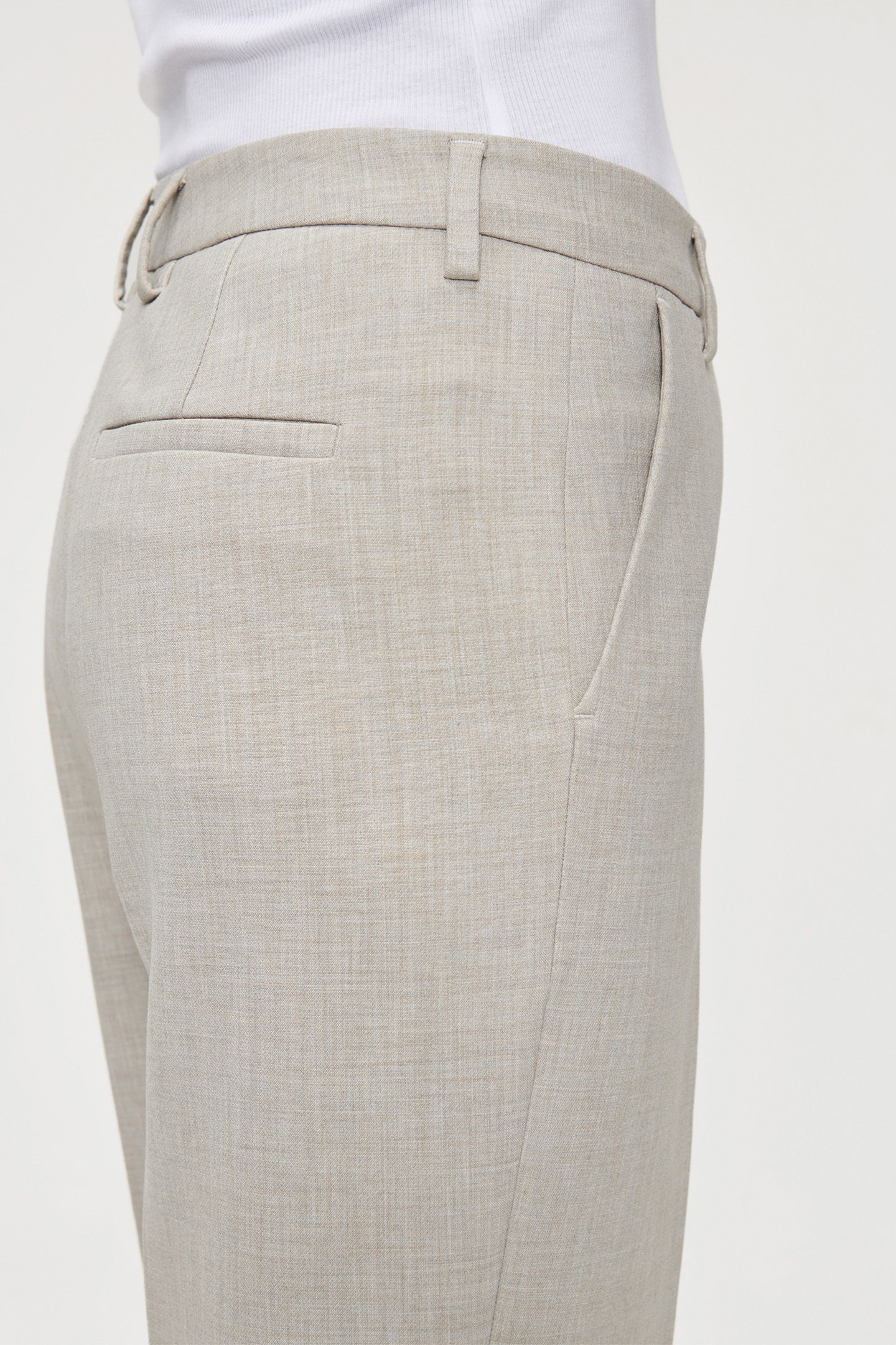 CROPPED CLASSIC PANTS GREIGE 7