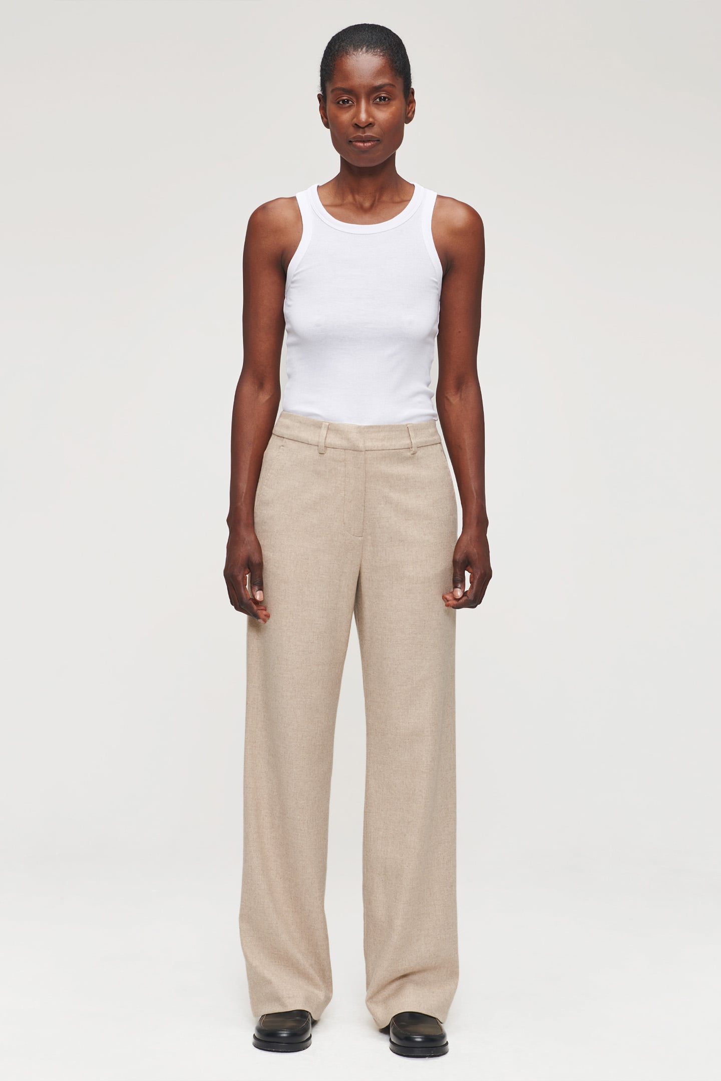 RELAXED FLANNEL PANTS SIMPLY TAUPE 3