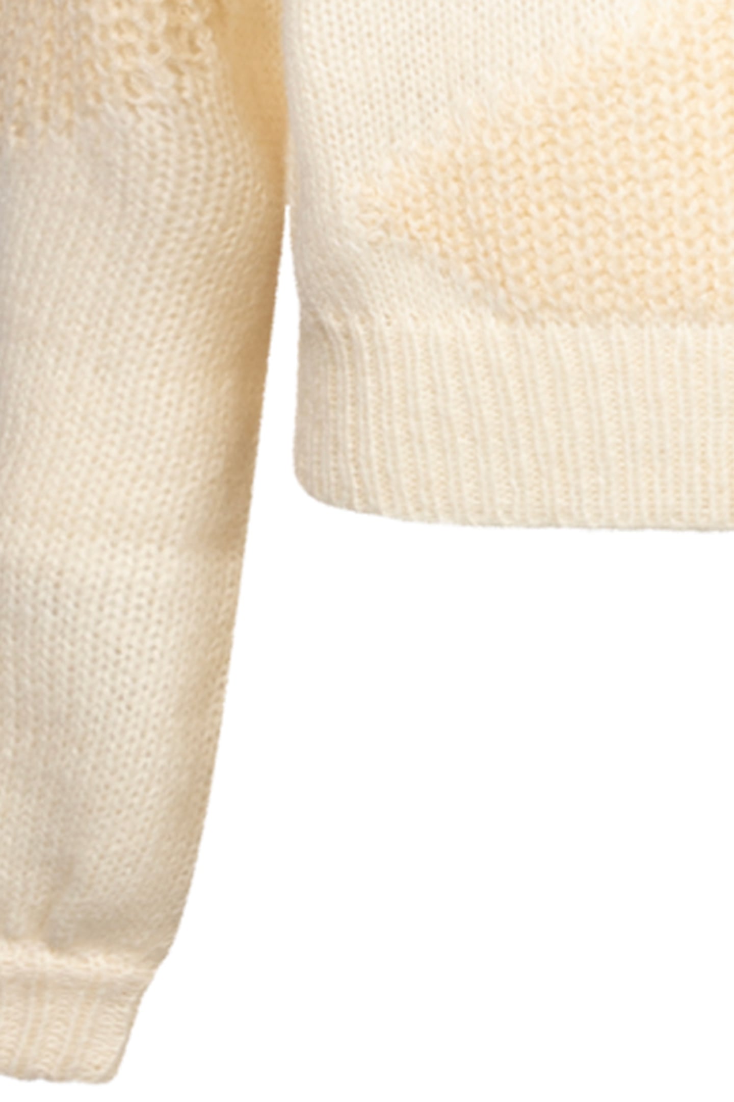CASSY KNITTED PULL LONG SLEEVE EGG WHITE 6