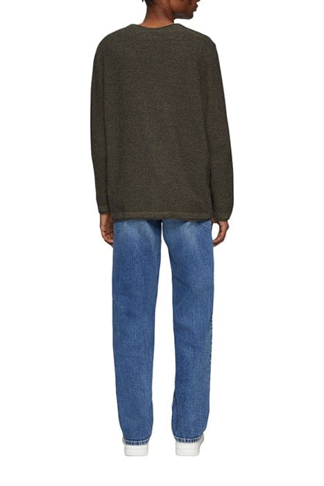 S.OLIVER-QS PULLOVER GREY/BLACK 3