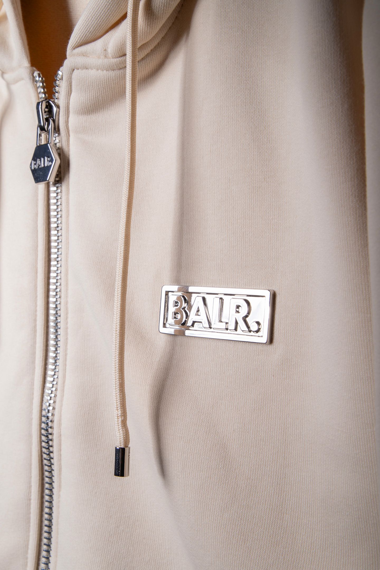 B-SERIES ZIP-THROUGH HOODIE WHITE SWAN 5