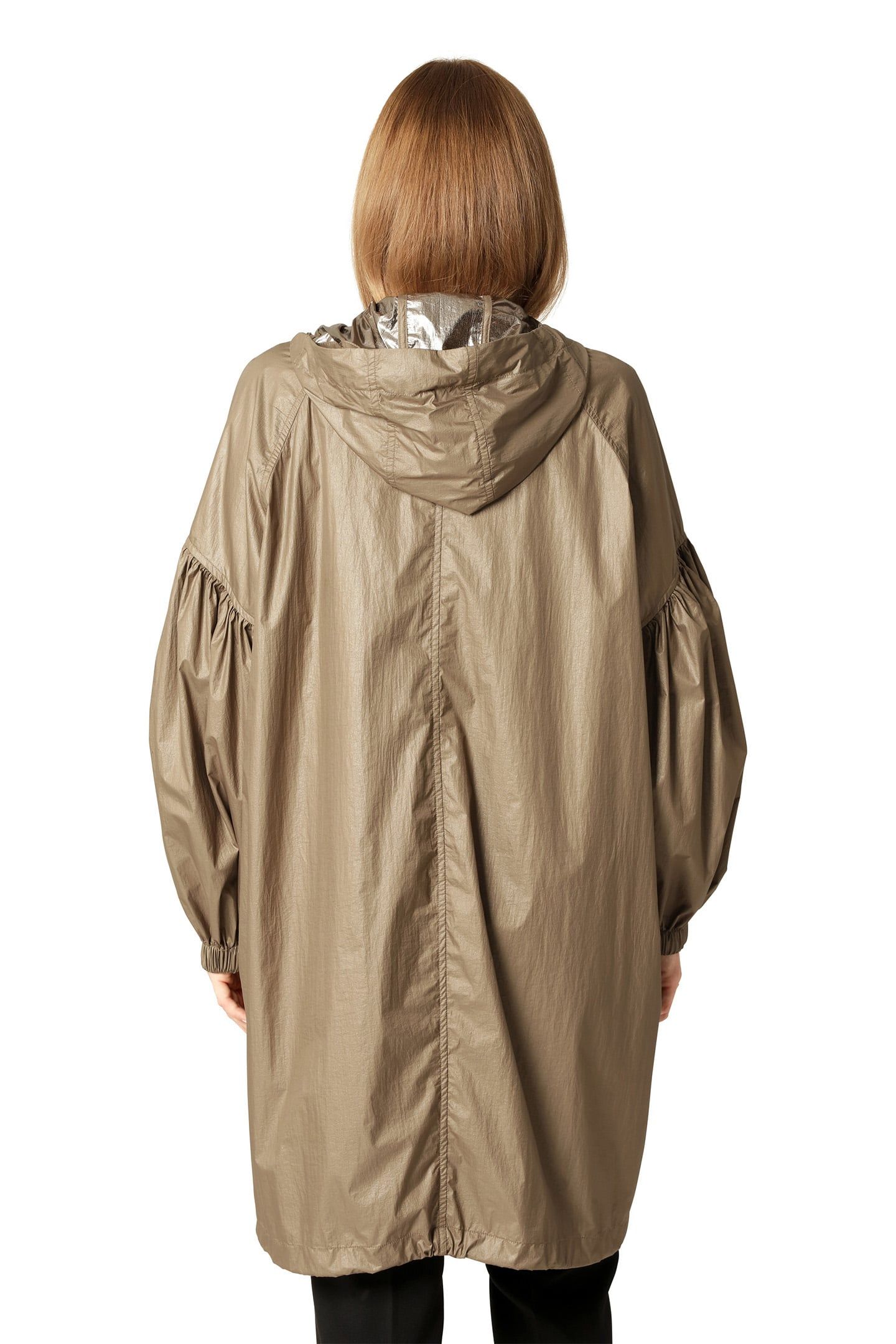 SHIMMER01 WIND JACKETS GREIGE GOLD 2