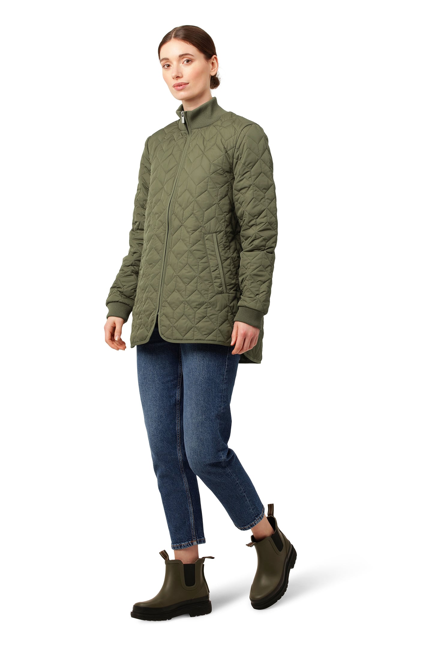 ART40 QUILT JACKETS ARMY 3