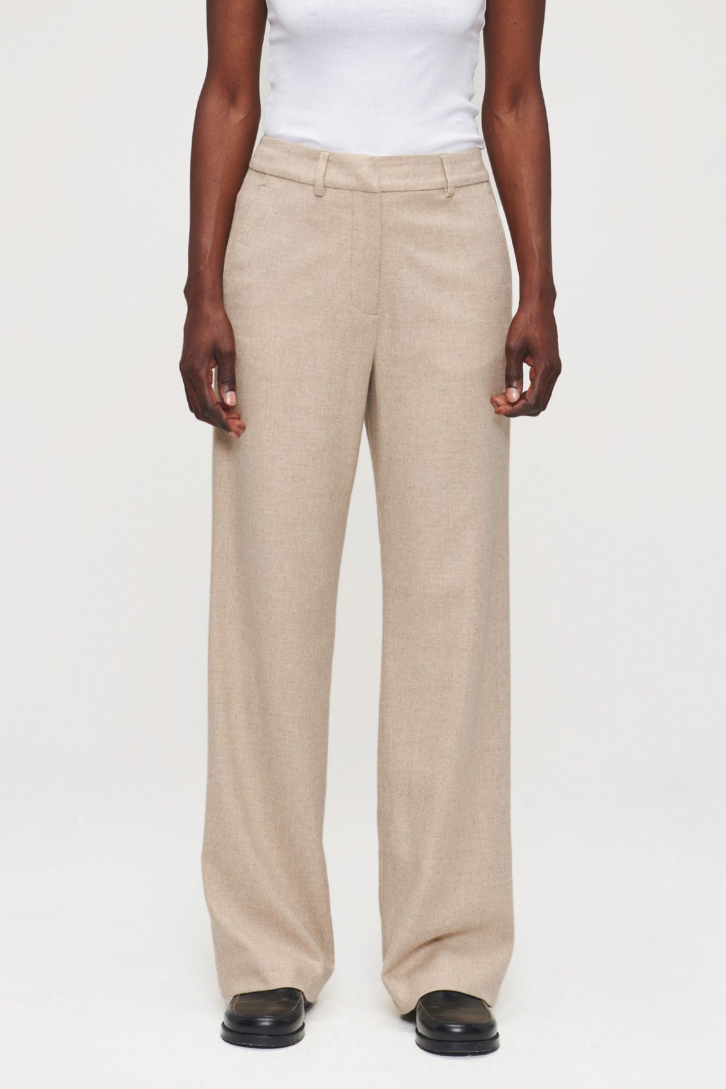 RELAXED FLANNEL PANTS SIMPLY TAUPE 1