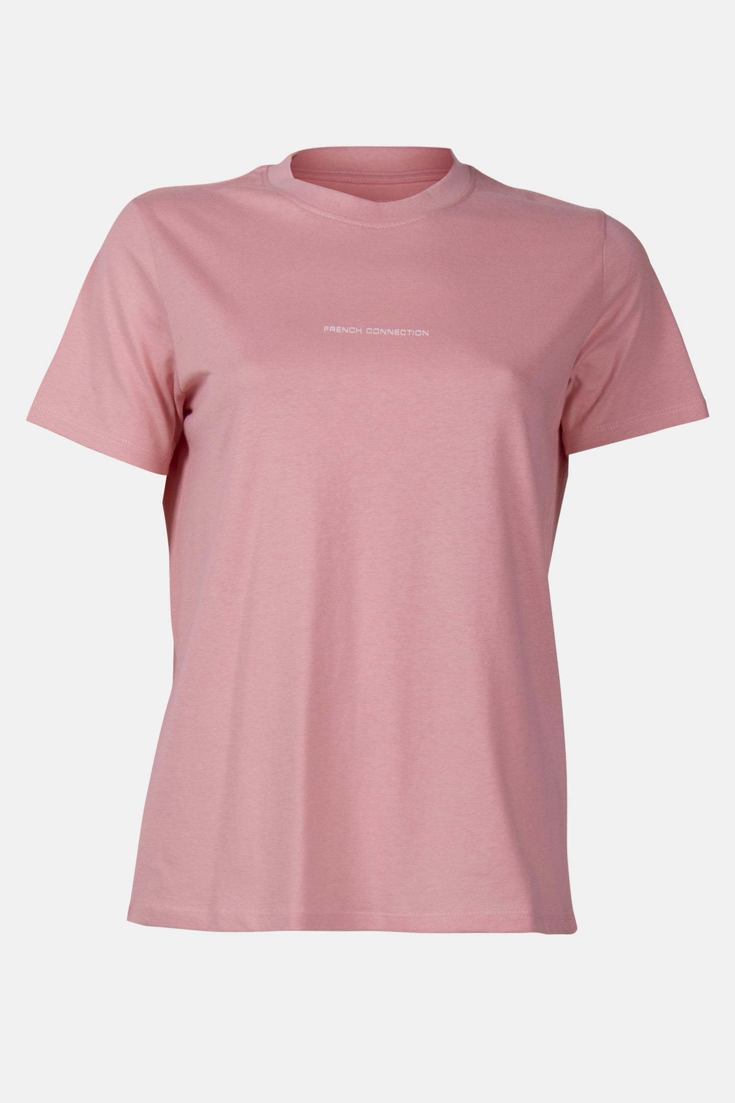 FRENCH CONNECTION TEE WASHED PINK/WHITE 4
