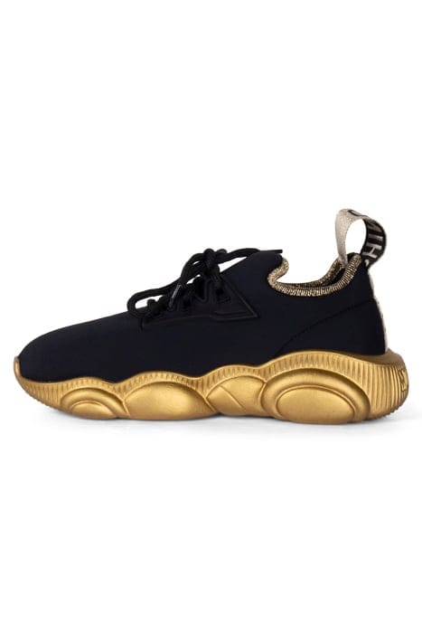 SNEAKERD.ORSO30 LYCRA NERO+ORO 3