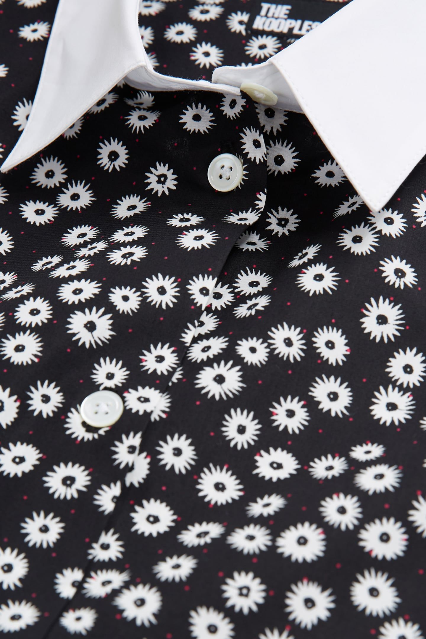 PRINTED SHIRT WITH WHITE COLLAR DETAIL 2