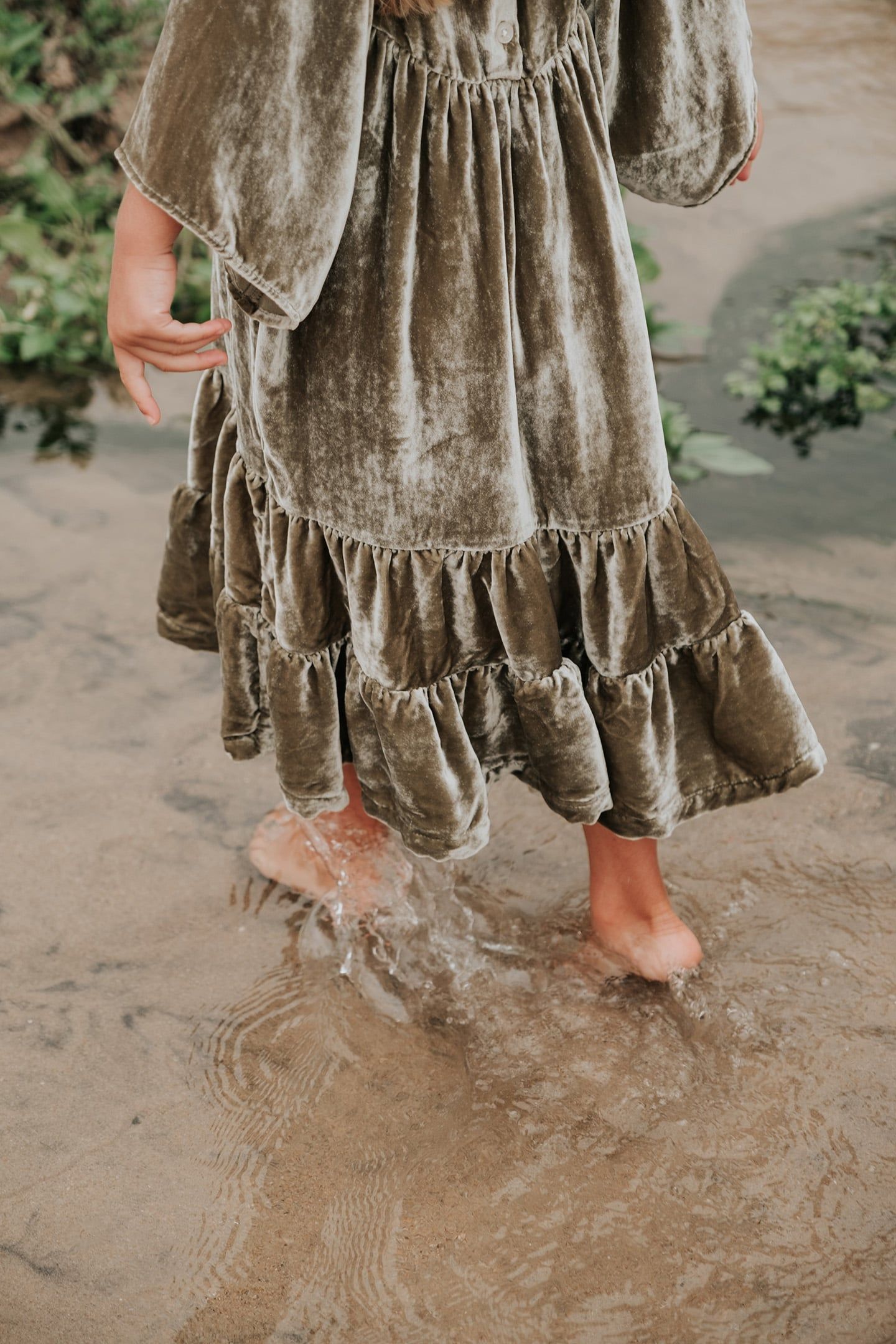 DRESS OLIVINA KHAKI WILD BOUQUET 8