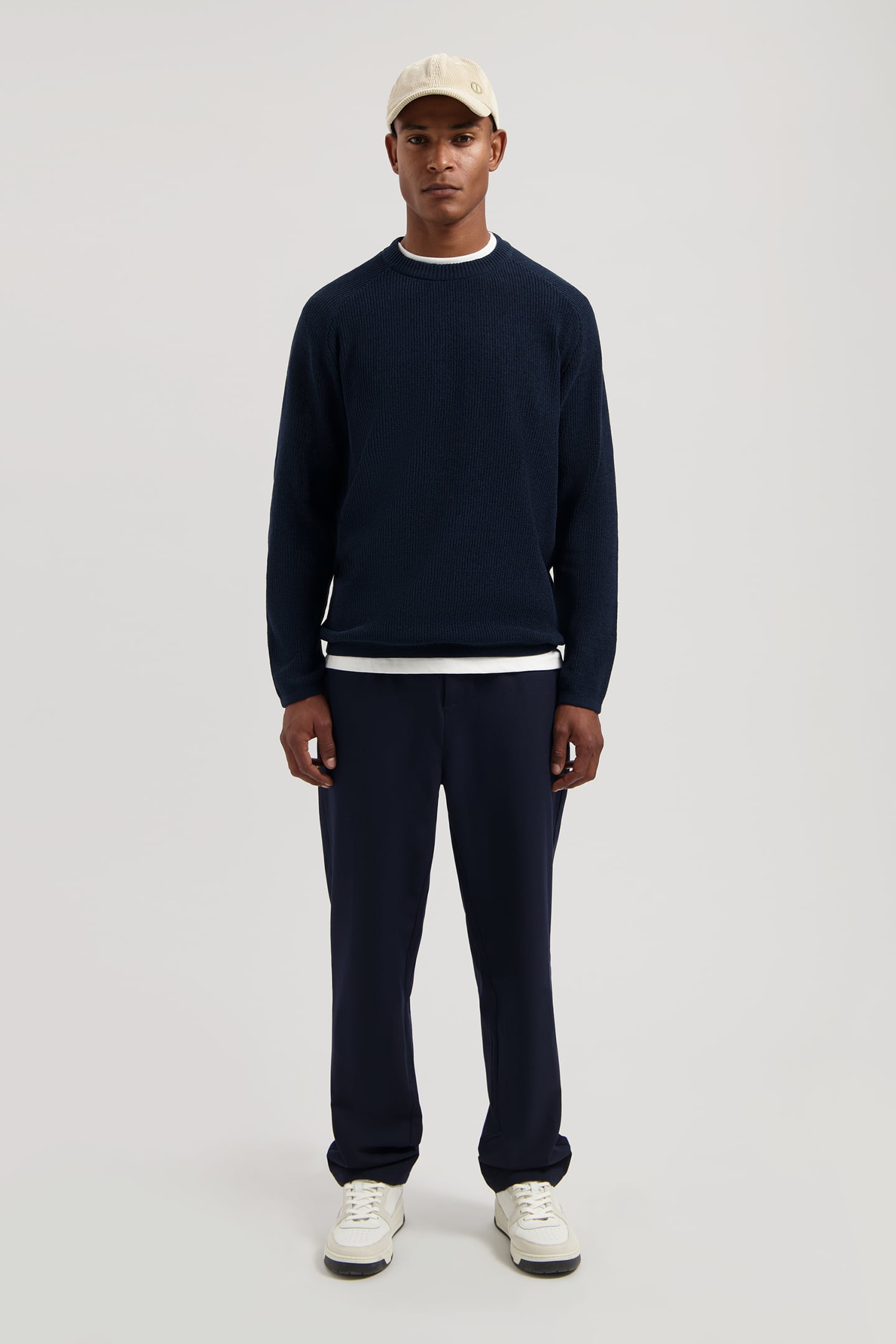 DS-CHENILLE CREWNECK DK. NAVY 3