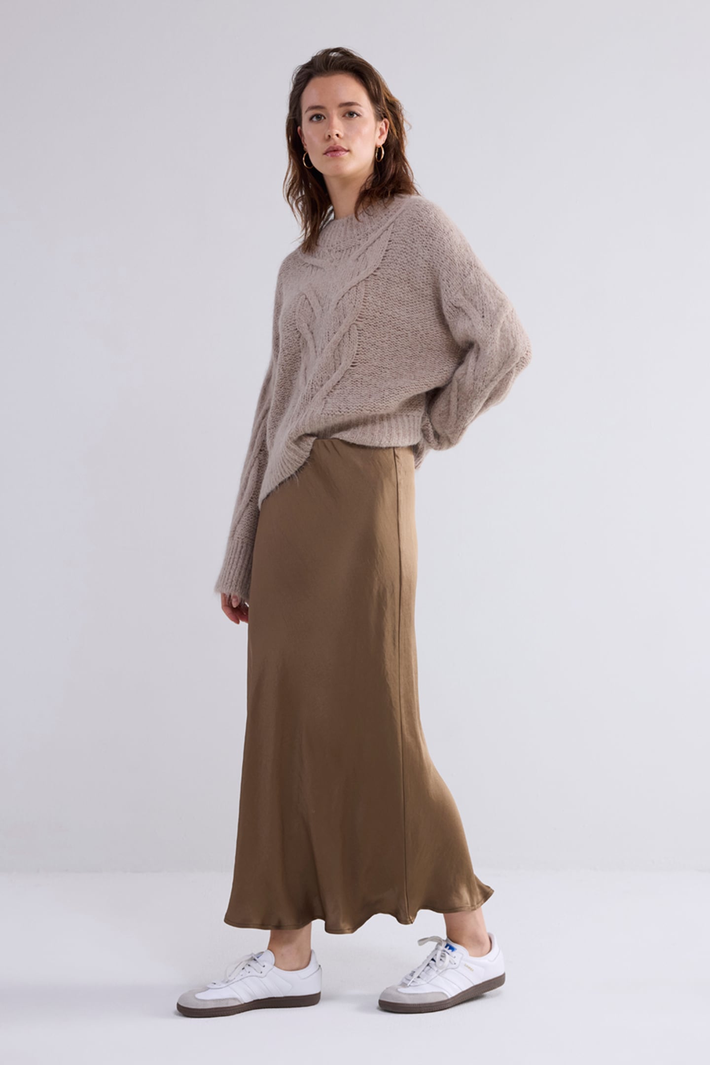 SKIRT HEAVY SILKY TOUCH OLIVE 1