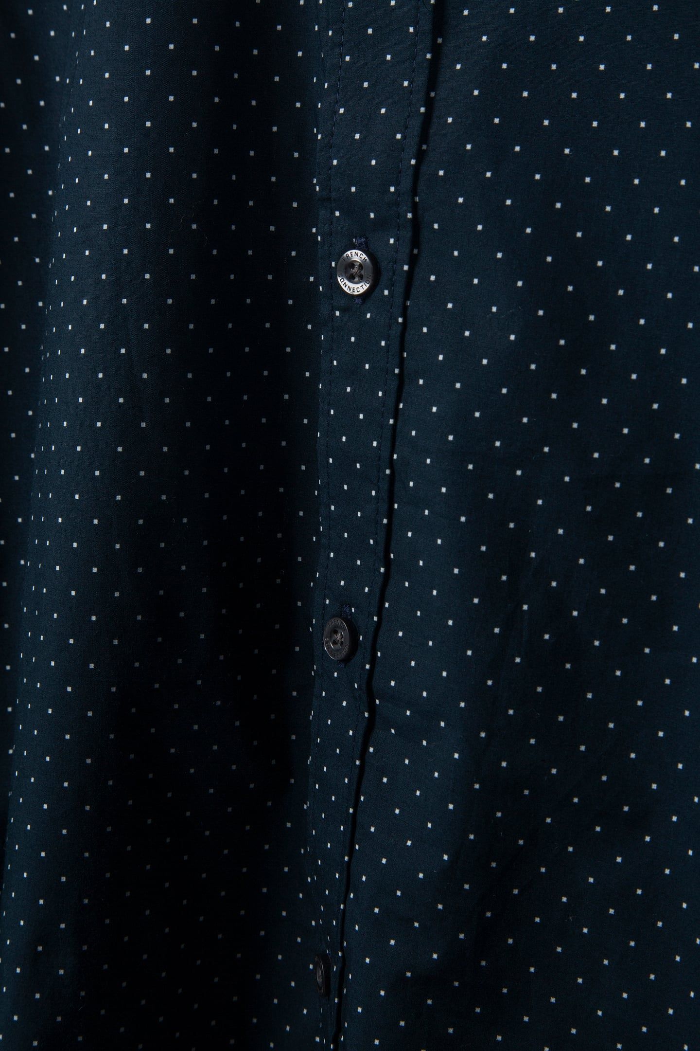 SQUARE DOT CUT LONG SLEEVE SHIRT MARINE 5