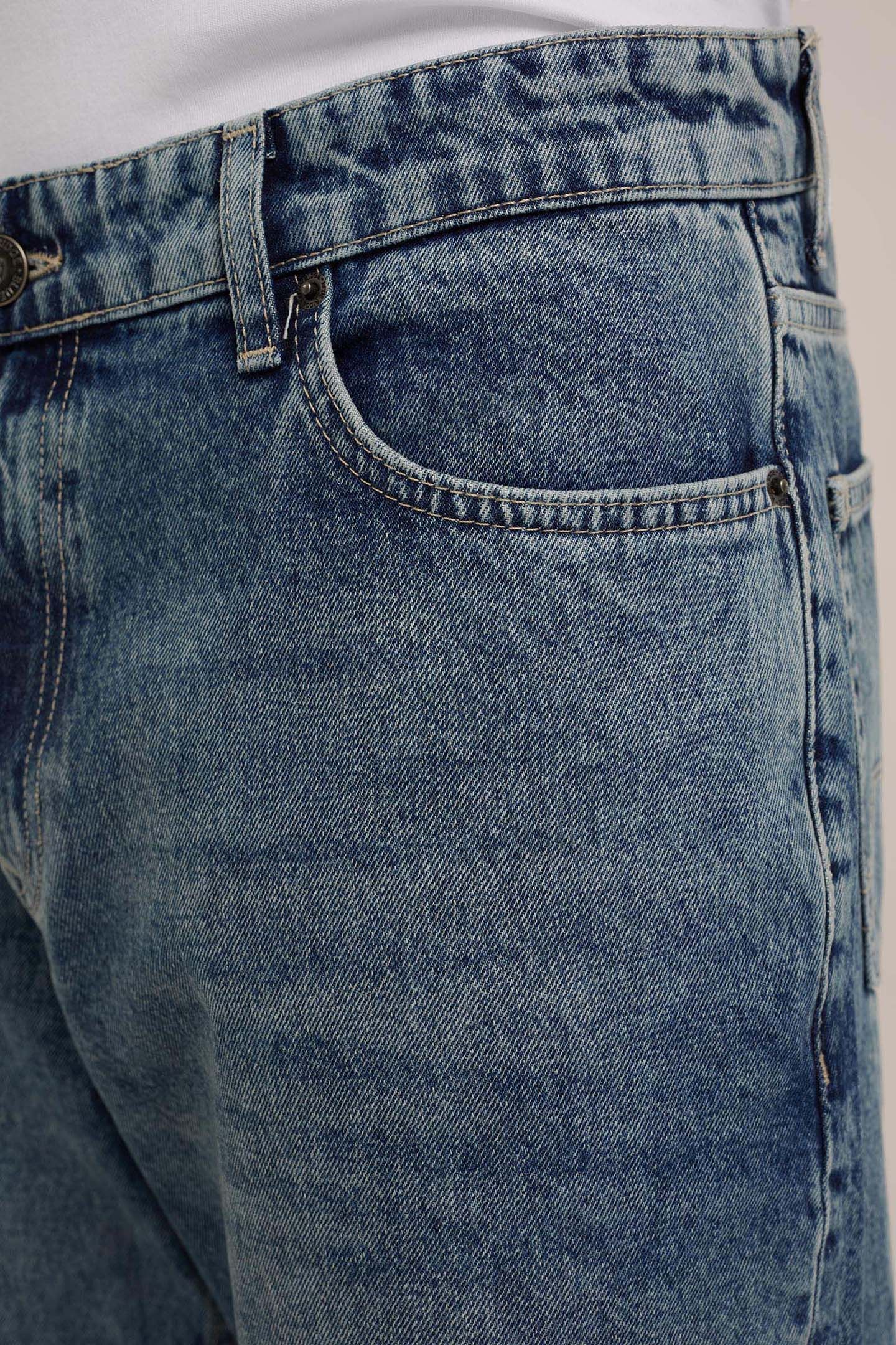 5-POCKET MID WAIST DARK BLUE 6