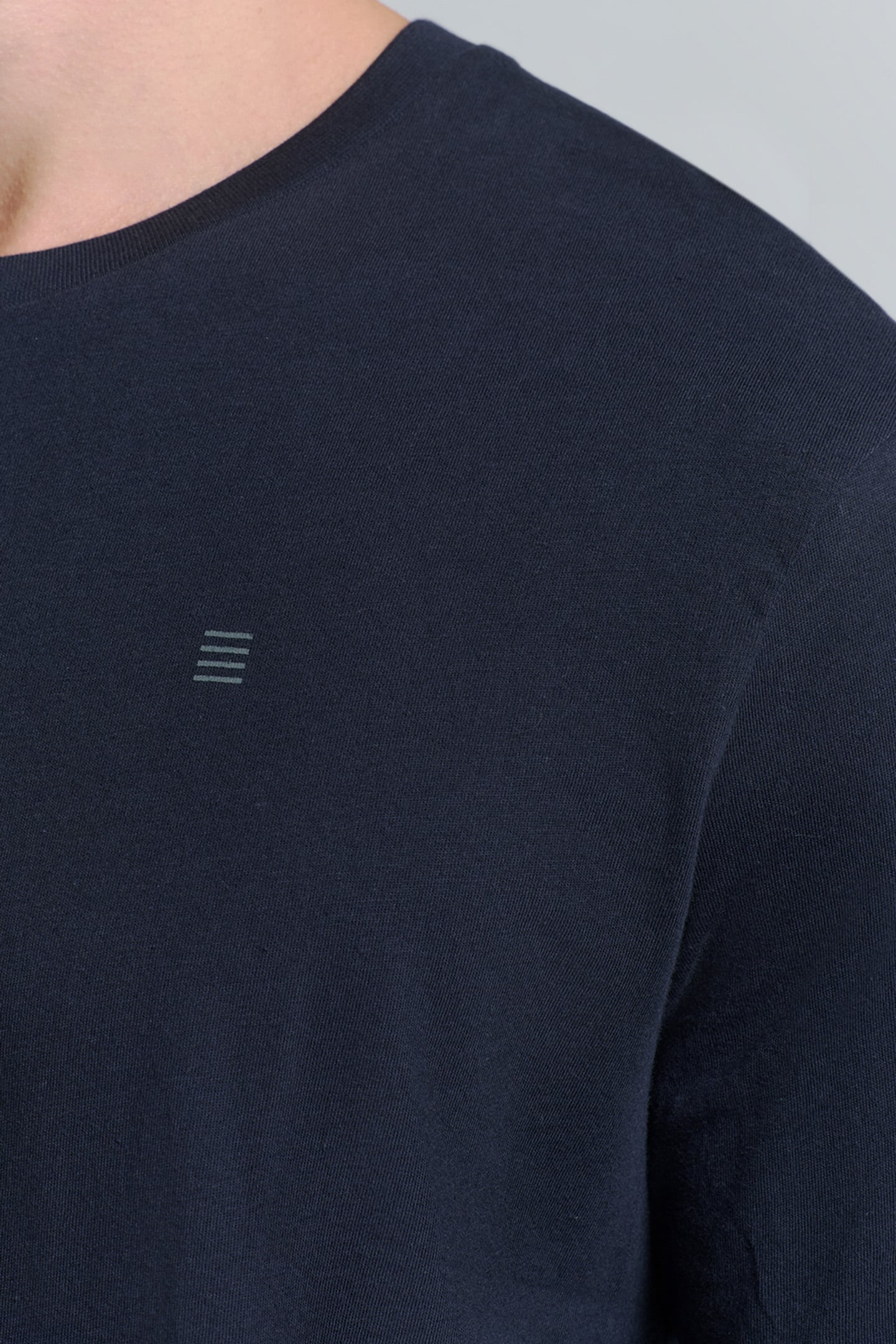 T-SHIRT CREWNECK SOLID BASIC BLUEBERRY 7