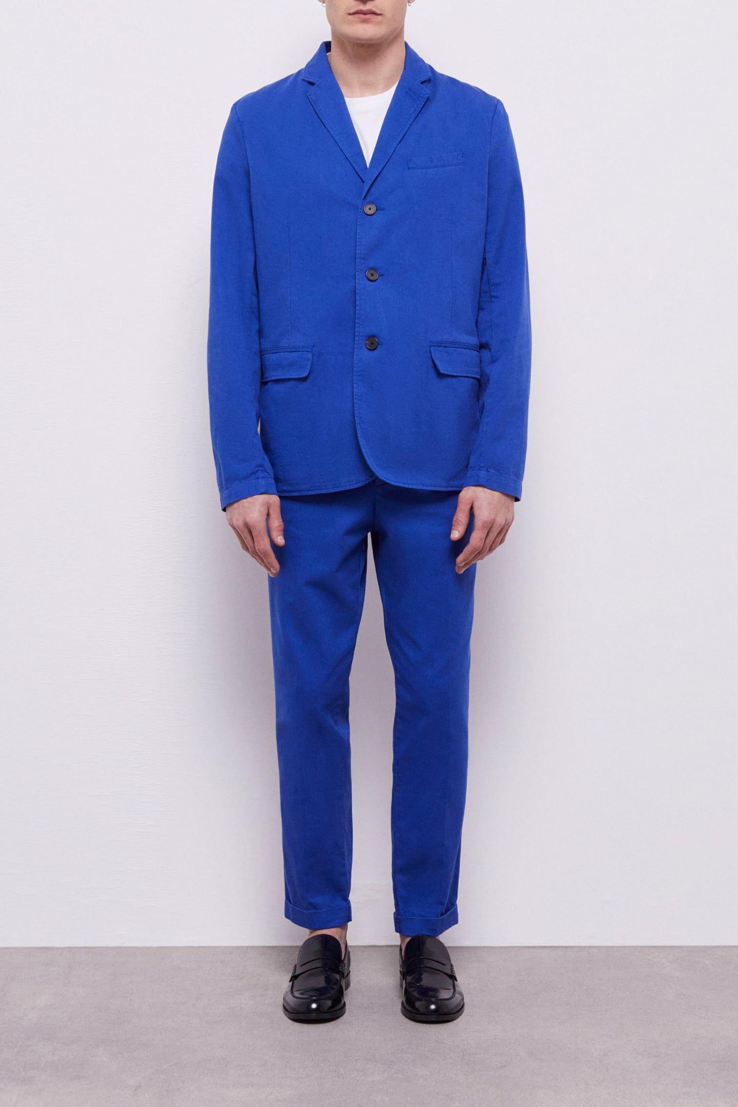 SOFT COTTON JACKET BLUE 1