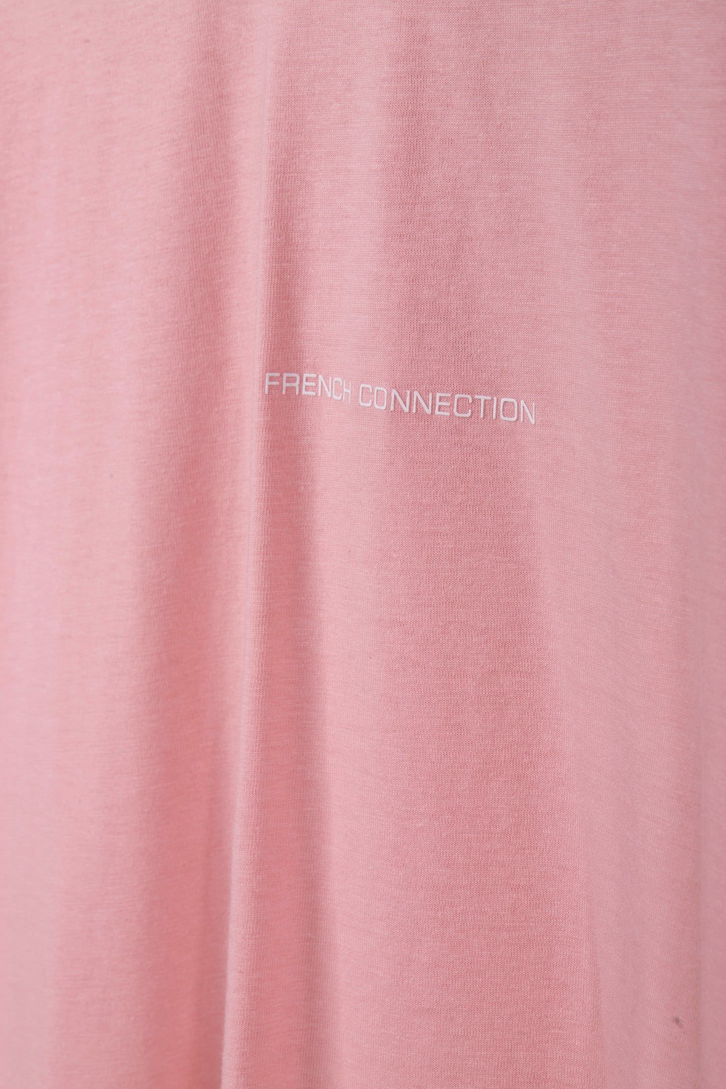 FRENCH CONNECTION TEE WASHED PINK/WHITE 5