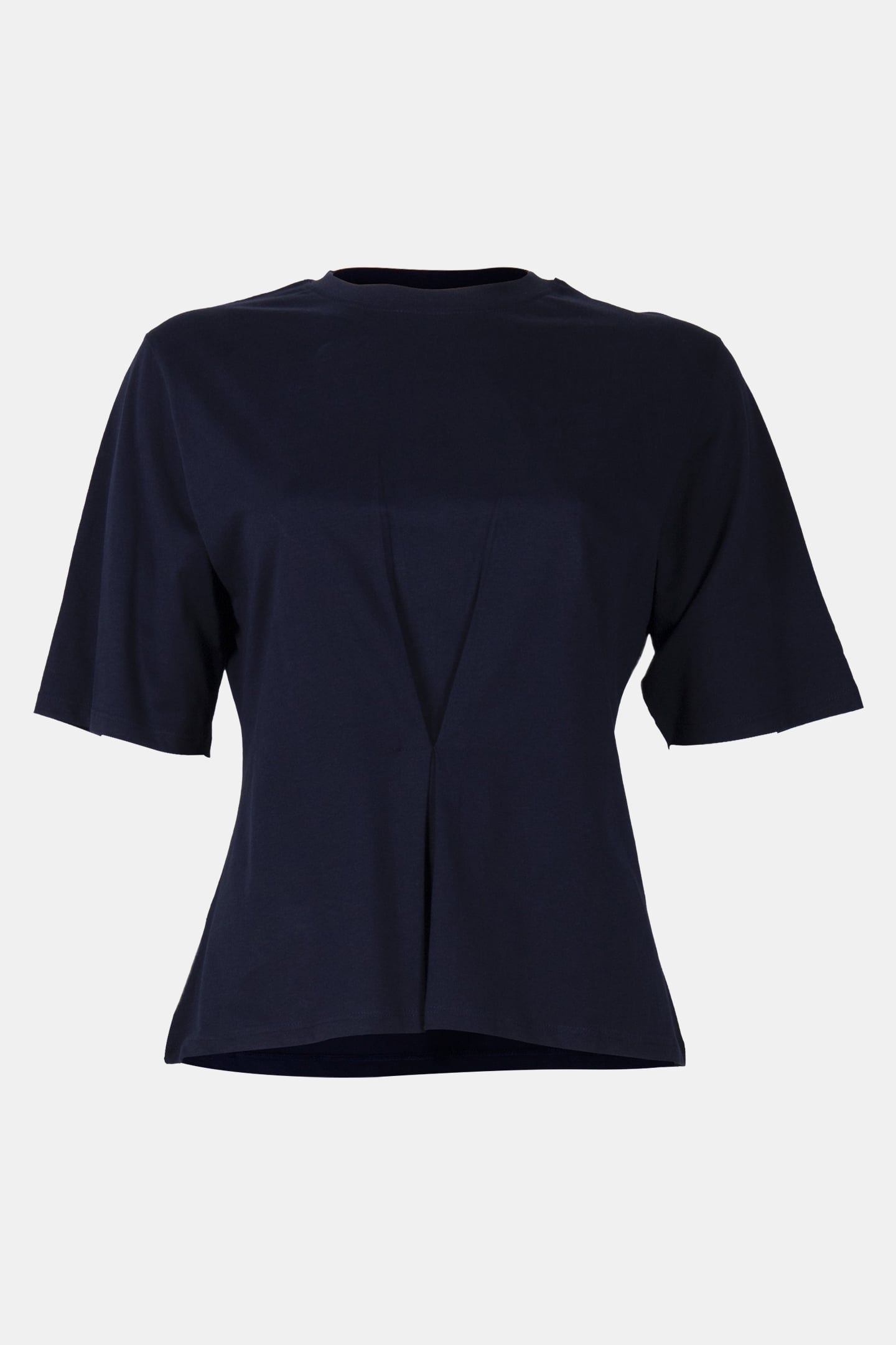 BRUSHED PLEAT TEE MIDNIGHT 4