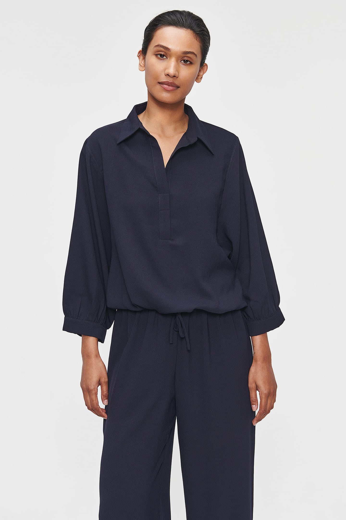 FLUID POLO TOP INK BLUE 1