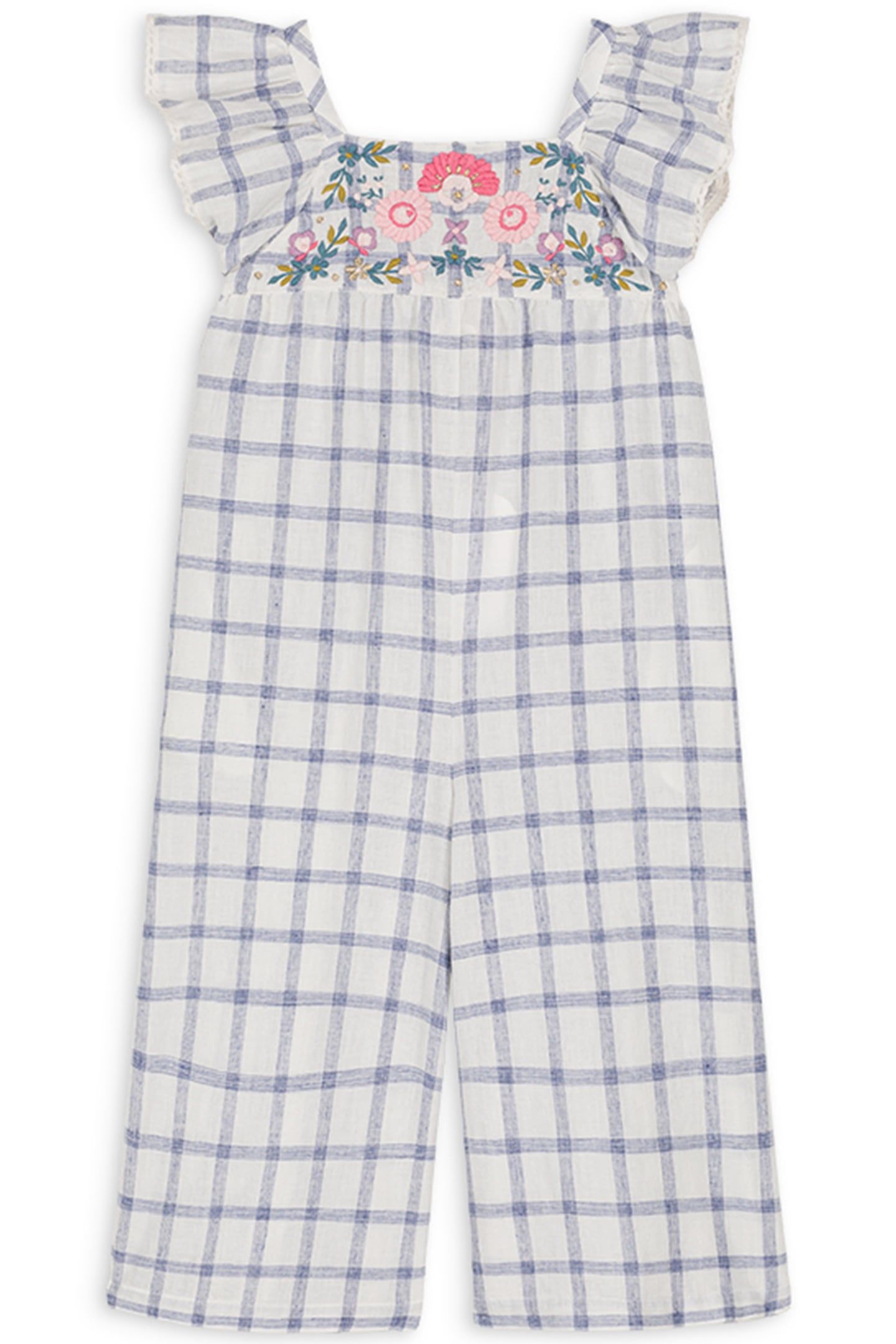 OVERALLS IRINA BLUE RIVER CHECKS 2