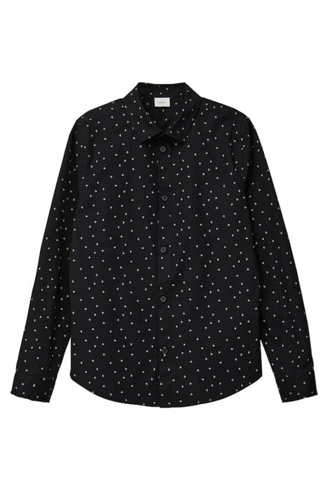S.OLIVER JUNIOR SHIRTS GREY/BLACK 1