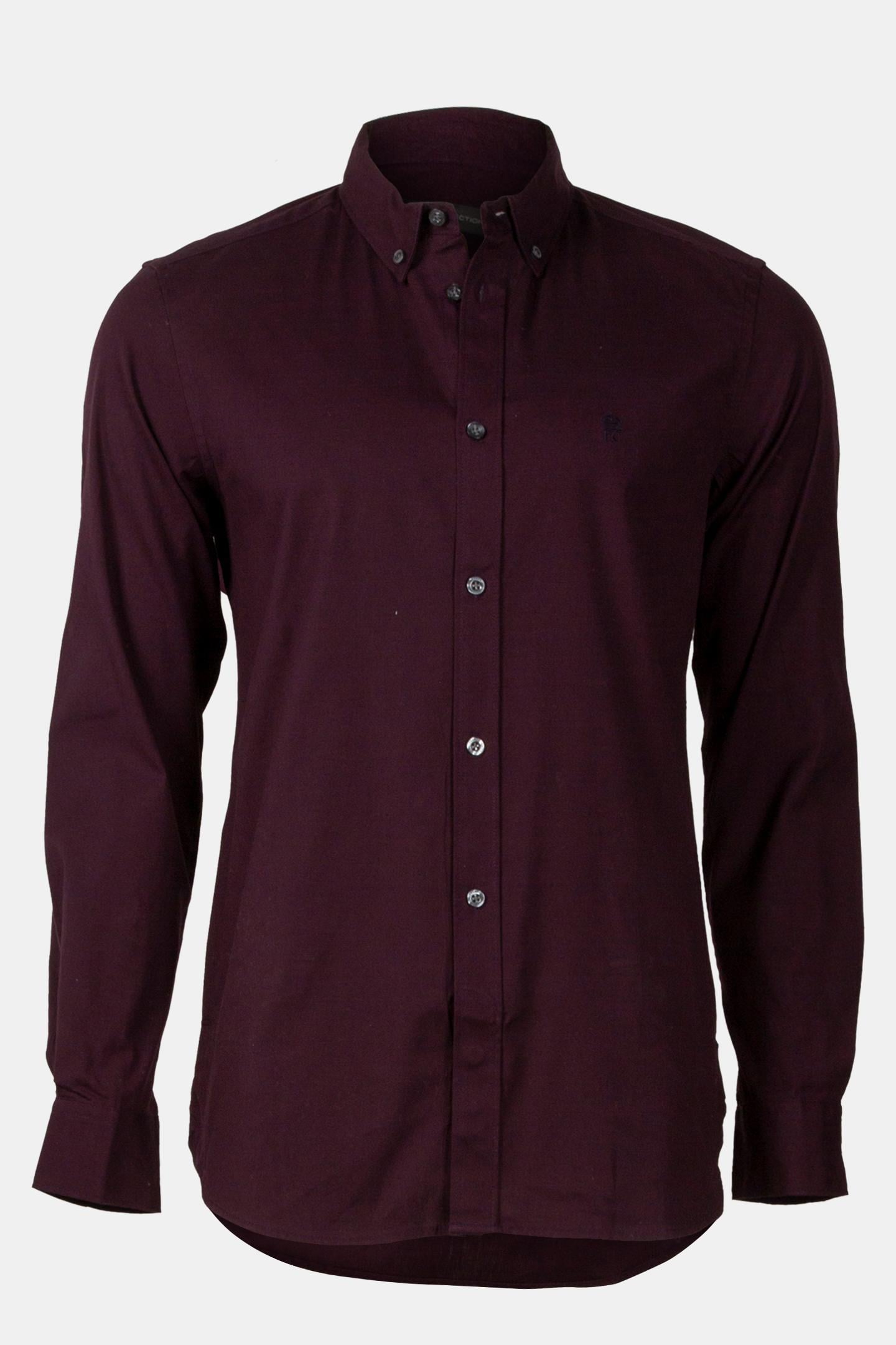OXFORD LONG SLEEVE SHIRT SOLIDCHATEAUX/MARINE 4