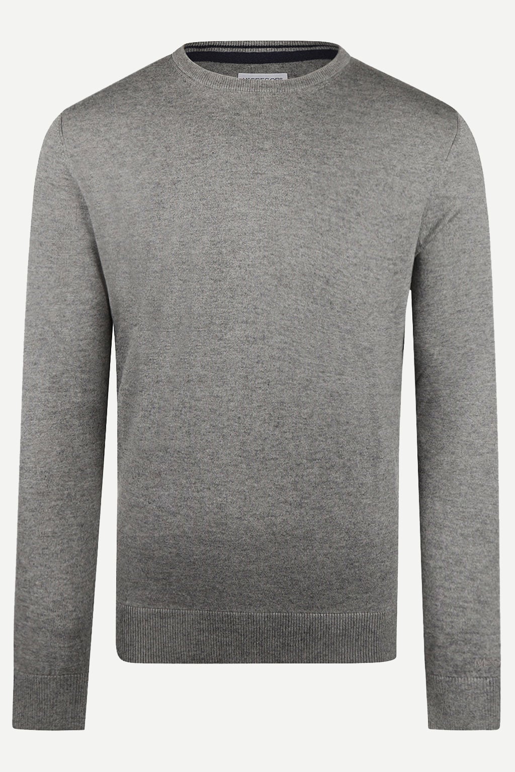 C-NECK SWEATER MEDIUM GREY MELANGE 1
