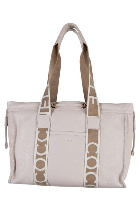 GRAINED LEATHER SIGNATURE TOTE BAG 2
