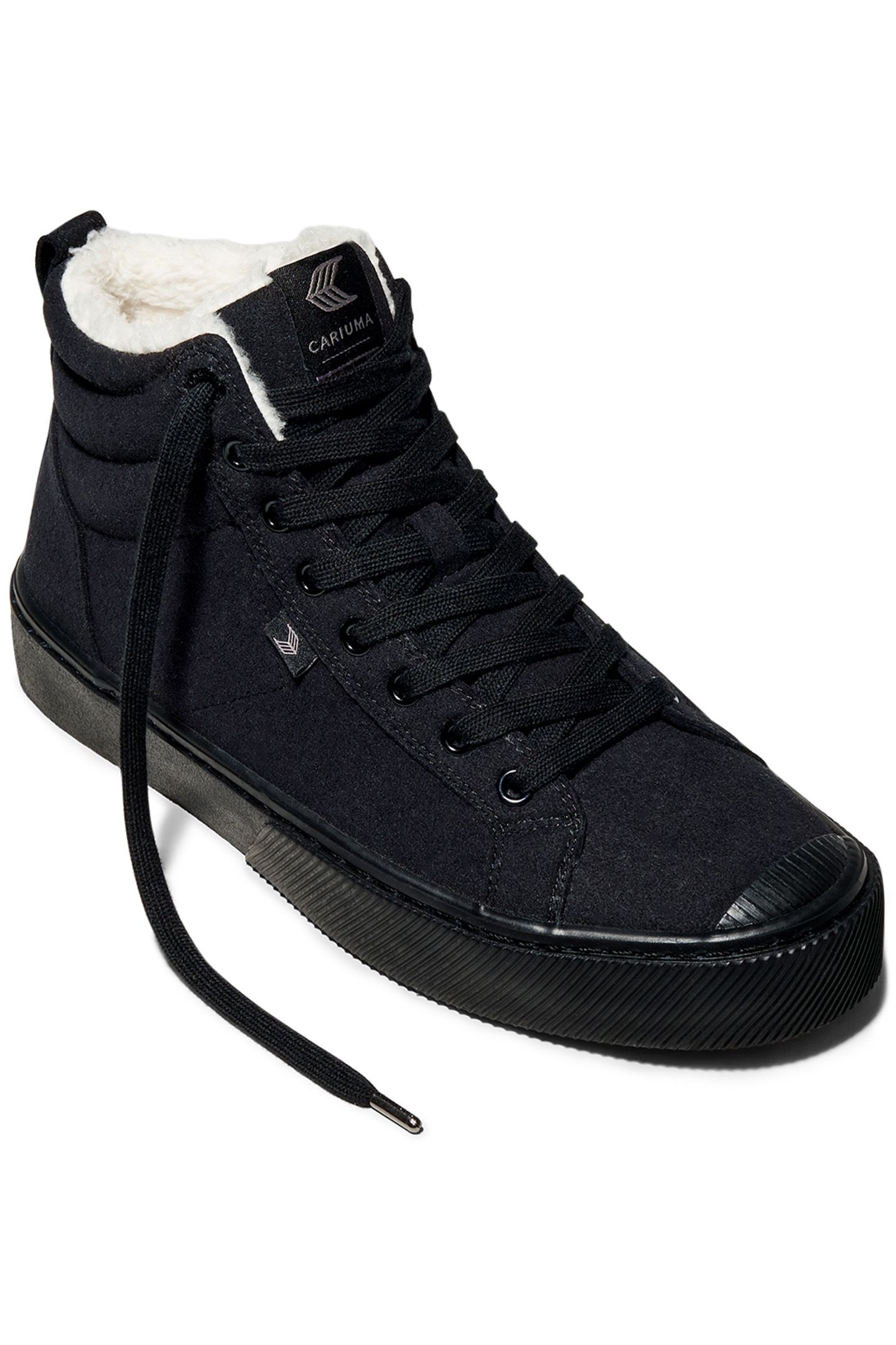 OCA THERMA HIGH ALL BLACK SUEDE BOOT BLACK 2