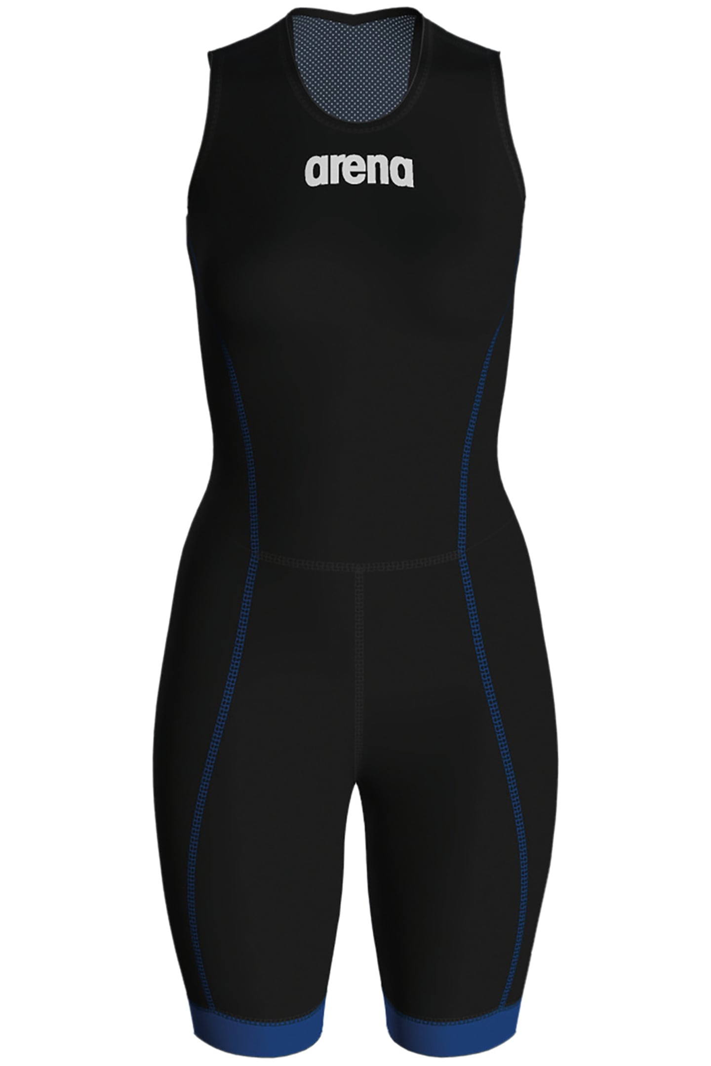 W TRISUIT ST 2.0 REAR ZIP BLACK/ROYAL 4