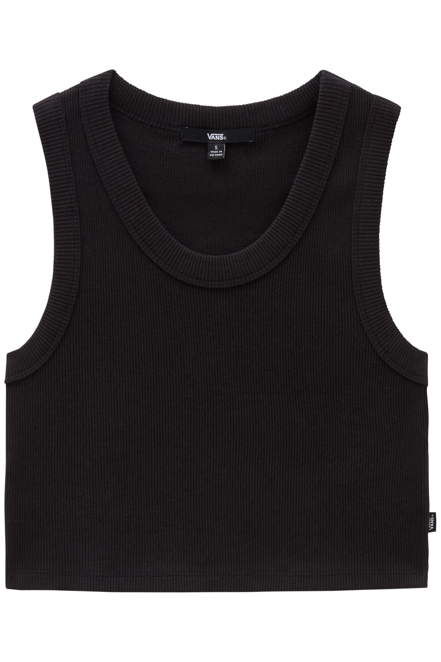 DREW RIB TANK AVE BLACK 3
